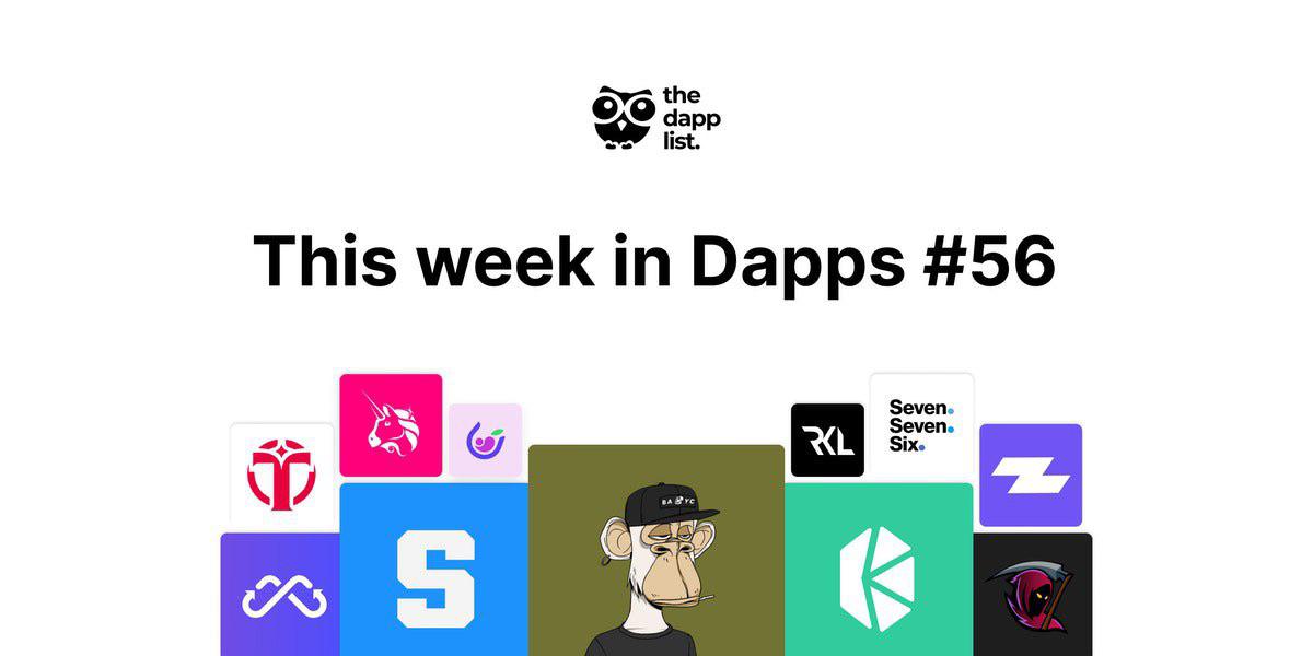 Get updates of the dapps with The Dapp List Blog no 56 https