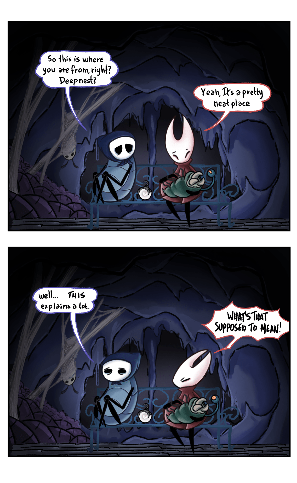 Bench Pals Deepnest. r/HollowKnight