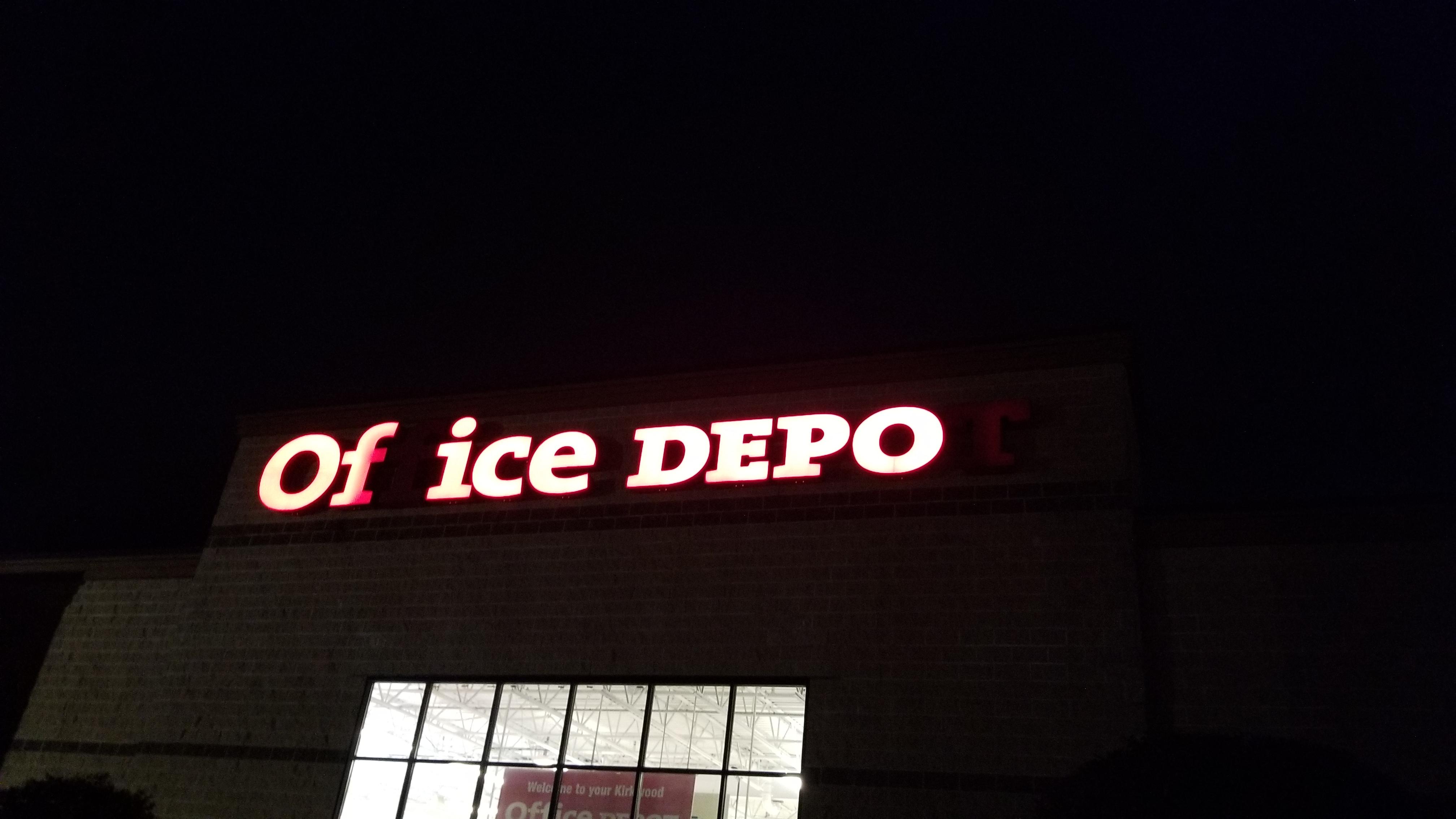 Third time this year the store decided to sell ice instead of supplies