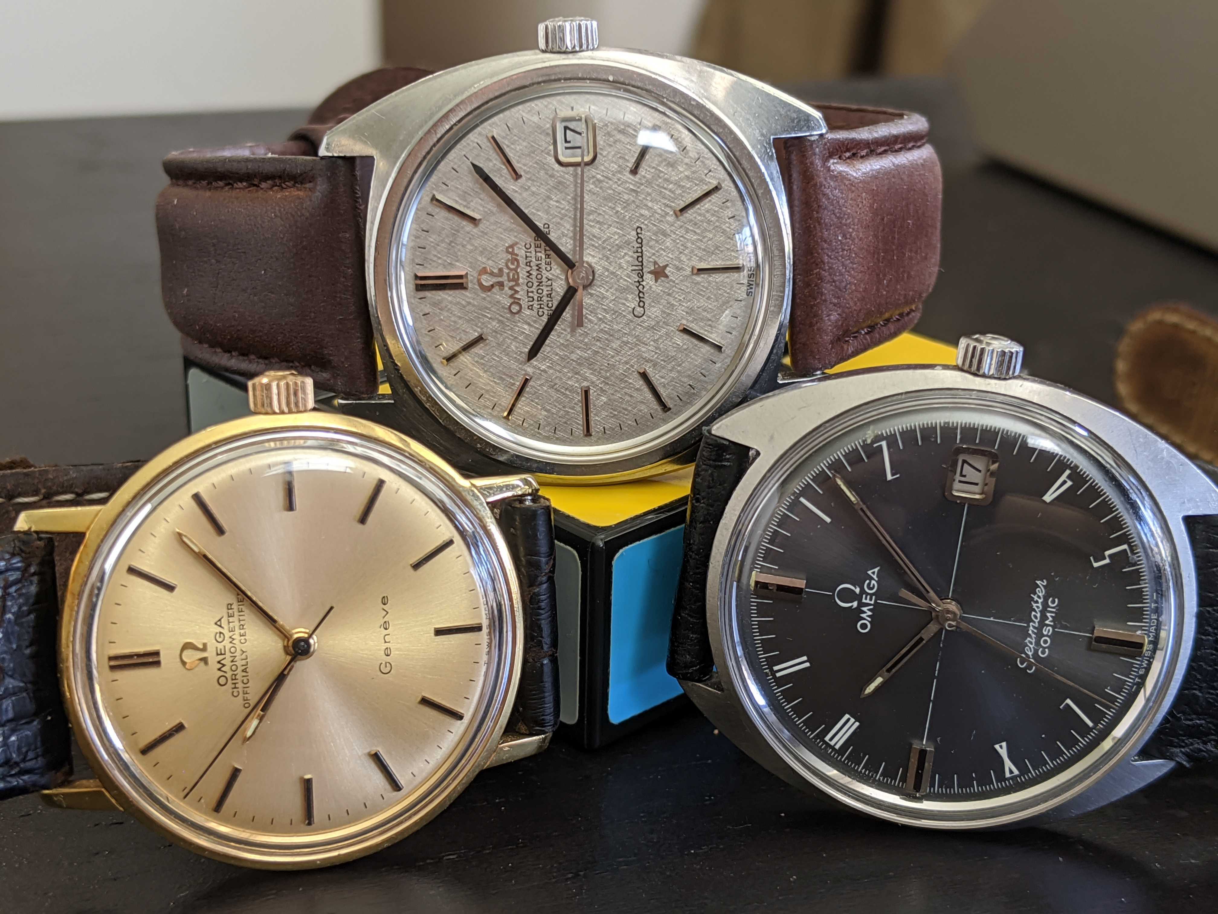 [Omega] A Trio of Vintage Omegas And Something that Ties Them
