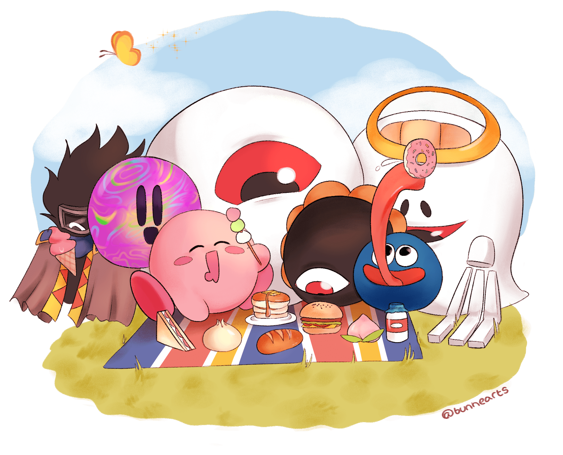 One big happy family! (OC) r/Kirby