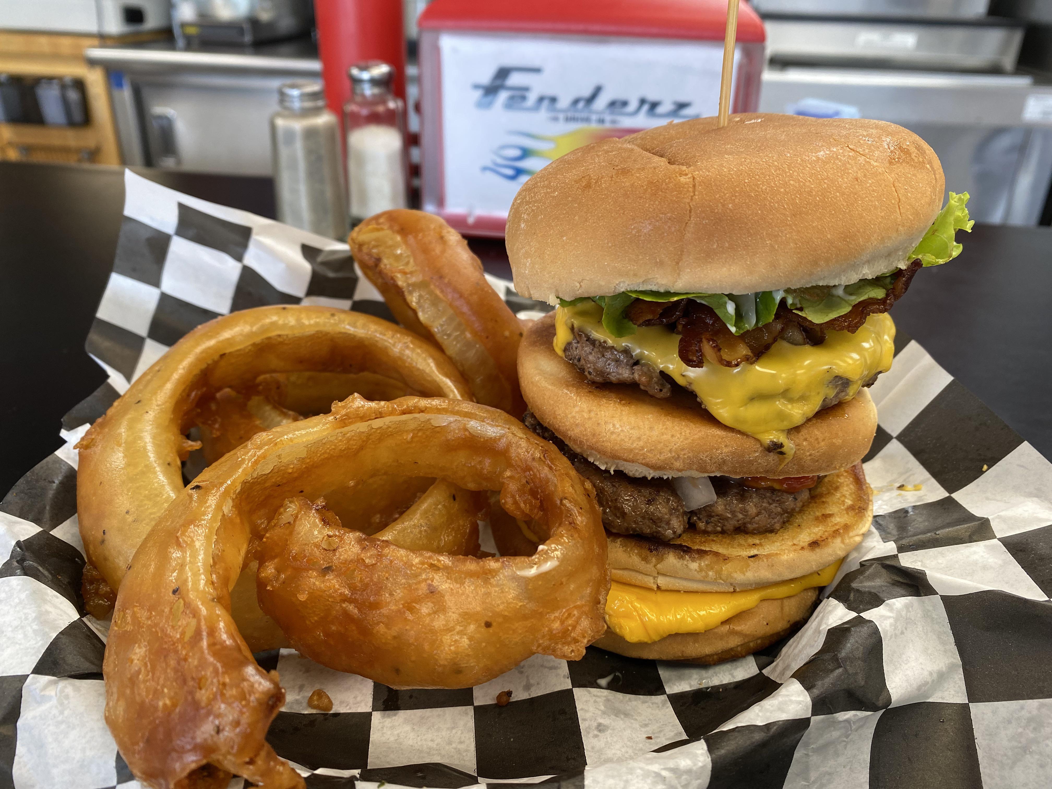 Fender Bender. Fenderz Drive in. Collinsville, Virginia cheeseburgers