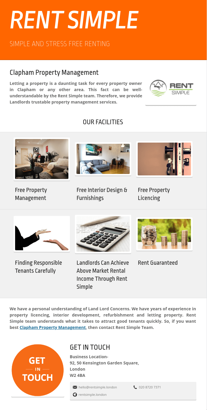 Clapham Property Management r/Infographics