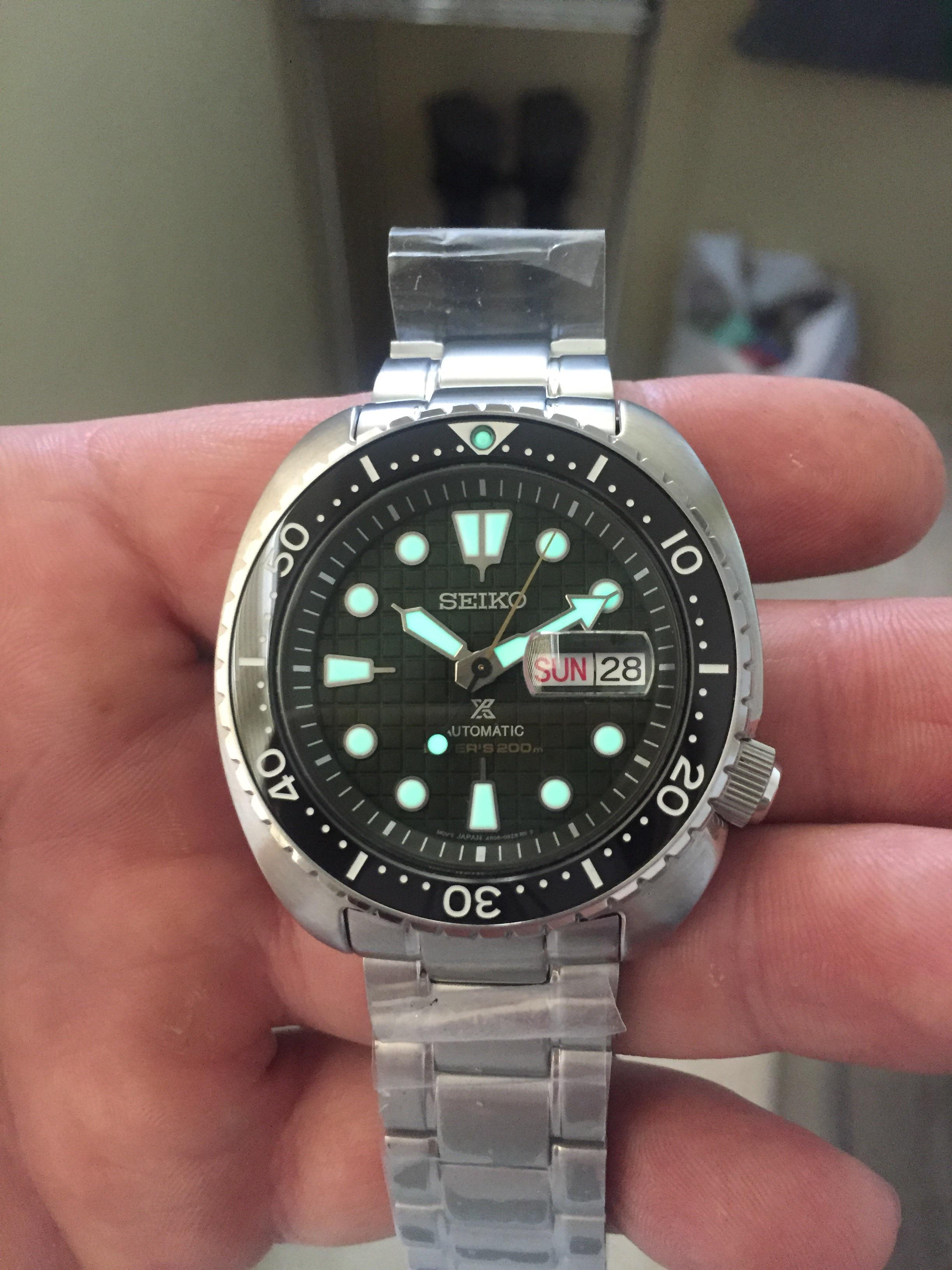 [WTS] Seiko SRPE05 King Turtle, Green Grenade Dial on Bracelet 270