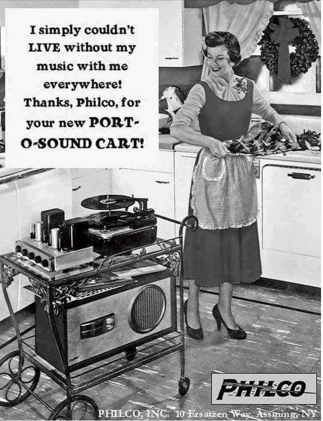 How June Cleaver rocked her favorite jams (1950s) r/vintageads