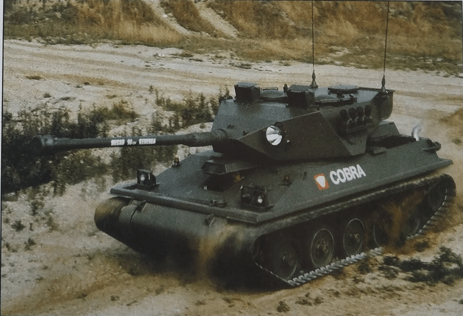 The ACEC Cobra project also produced two light tank prototypes, one