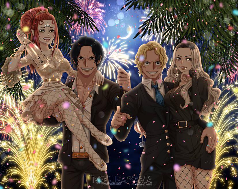 [One Piece] Happy New Year by MurogaSama. r/OnePiece