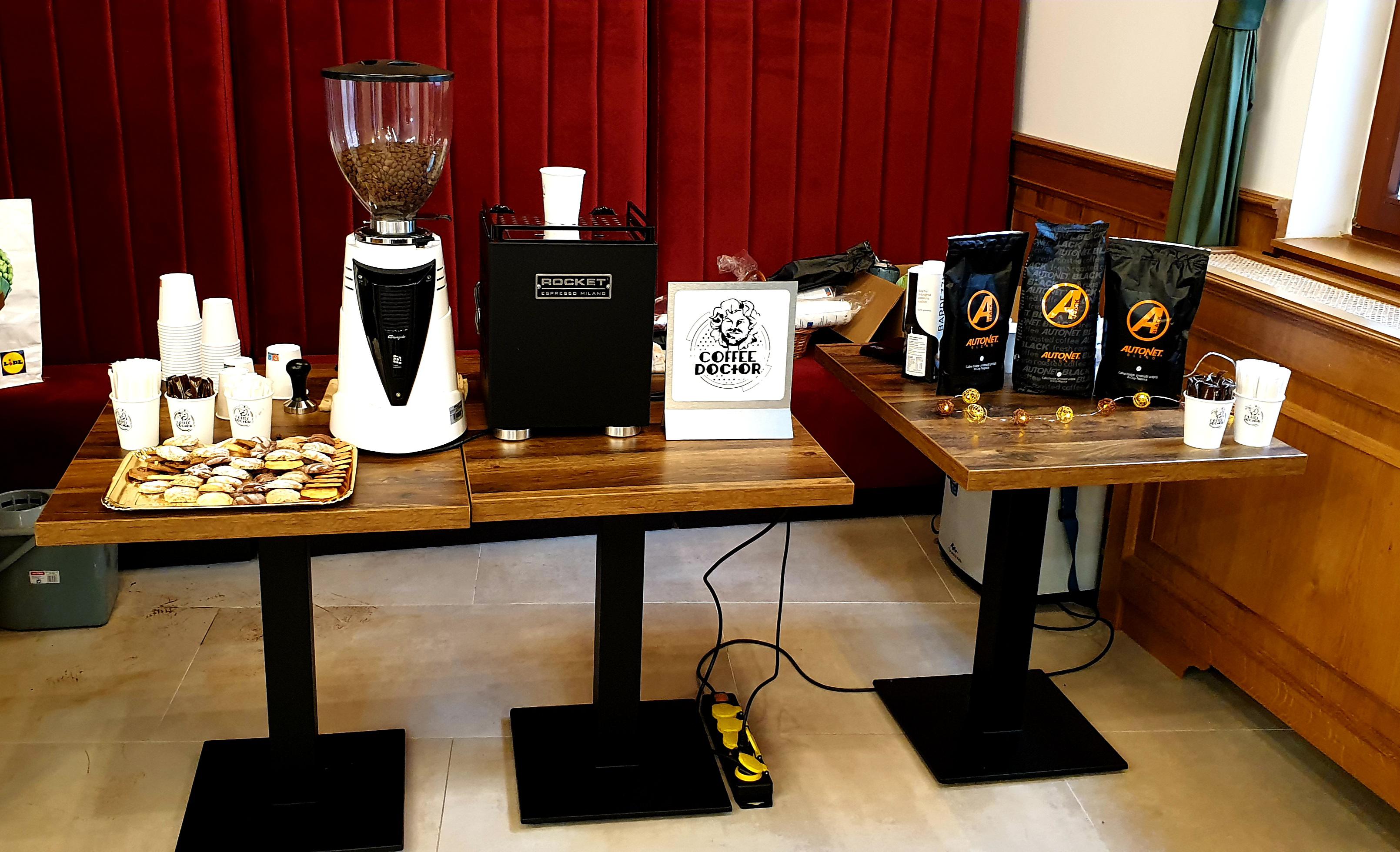 My first solo barista job at an event hosting 150 people. It's the