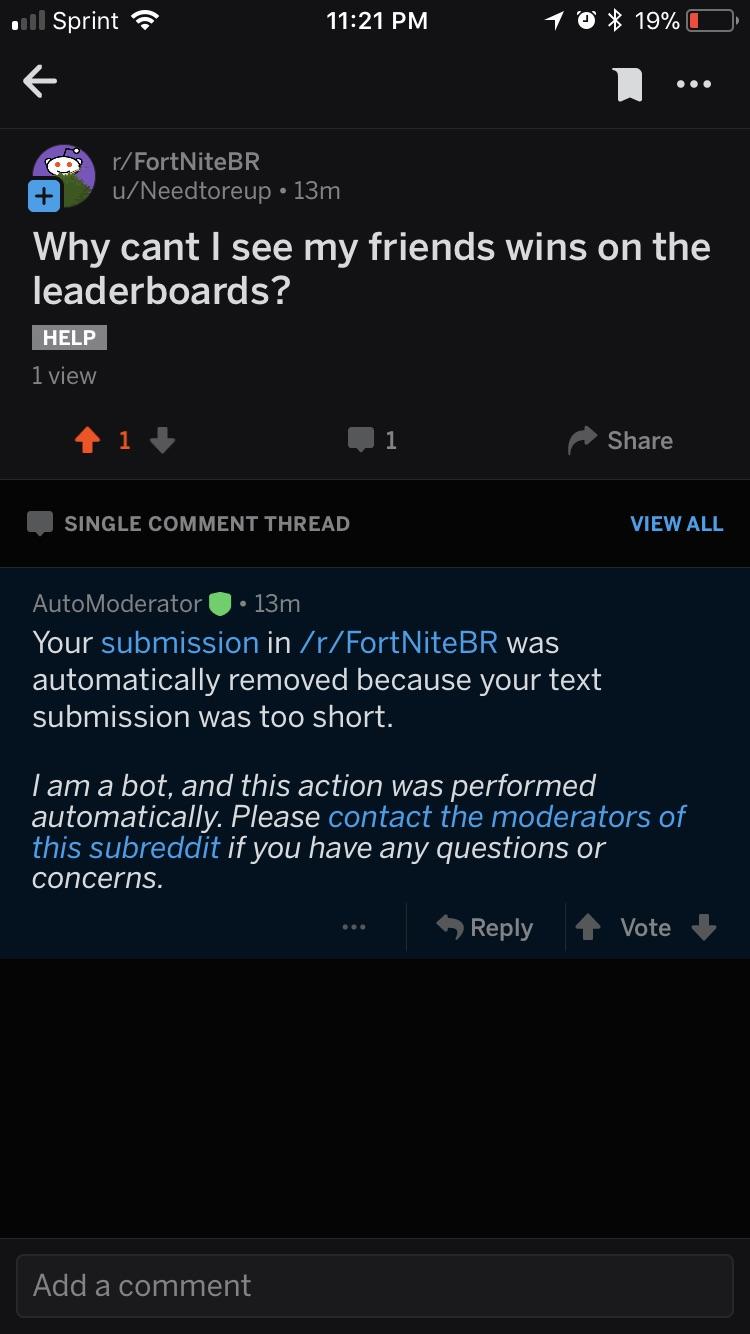 Why cant I see my friends wins on the leaderboards? r/FortNiteBR
