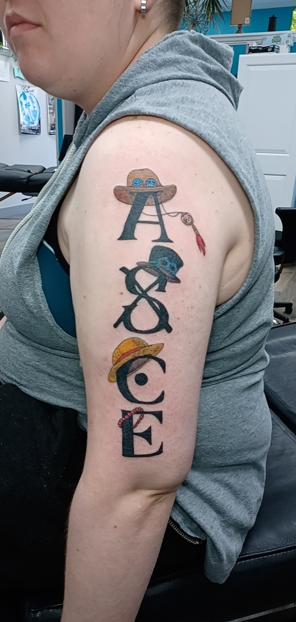 my first one piece tattoo! OnePiece