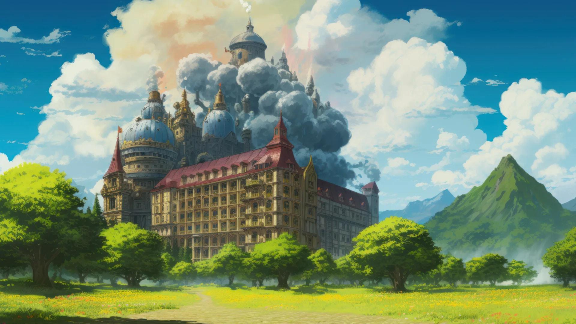 Howl’s Moving Castle AI Generated [1920x1080] r/wallpapers