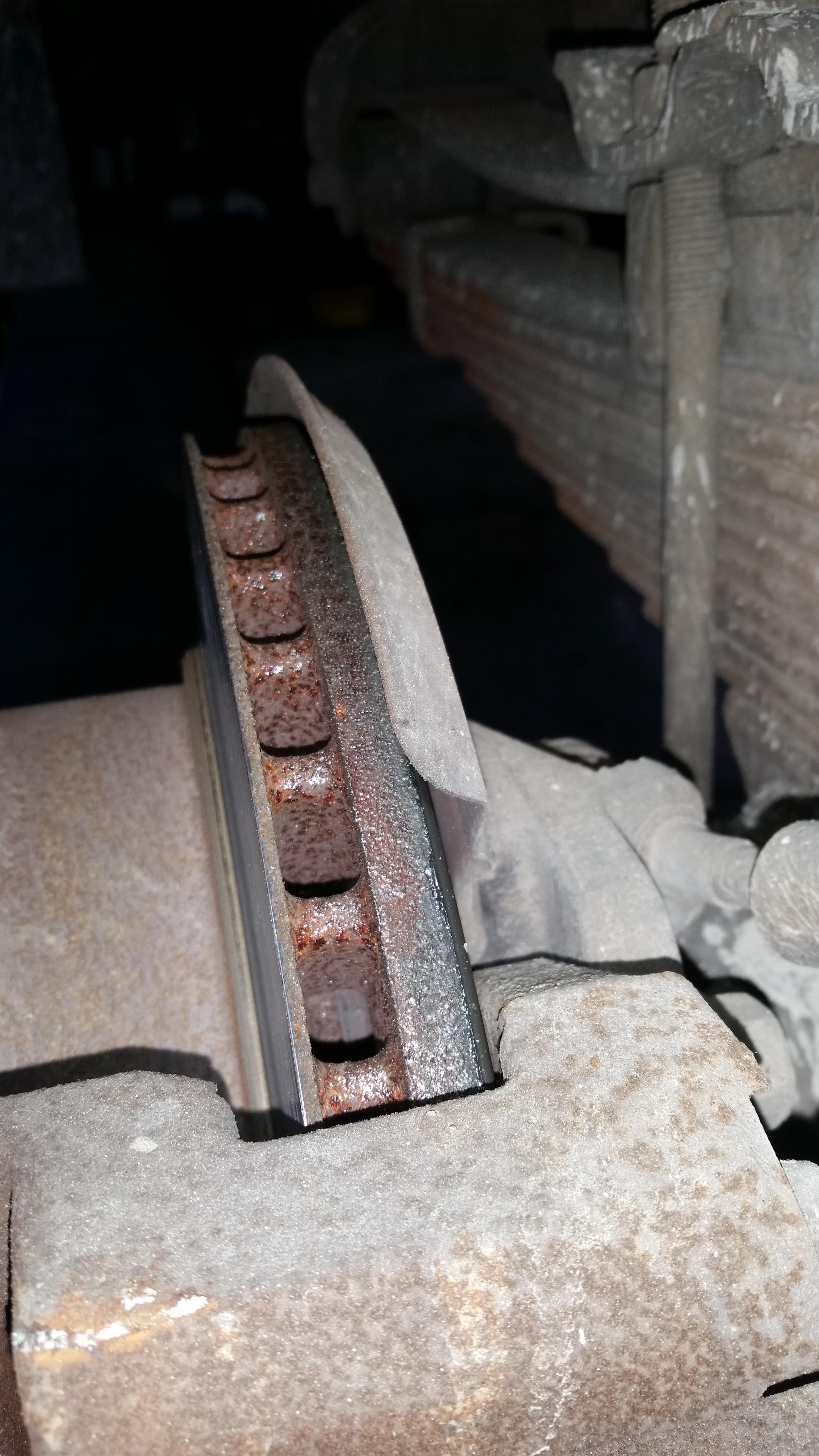 C/S check my brakes please, pedal feels spongy