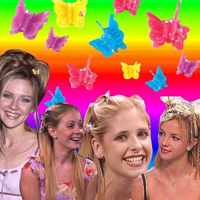 Butterfly clips were all the rage r/nostalgia