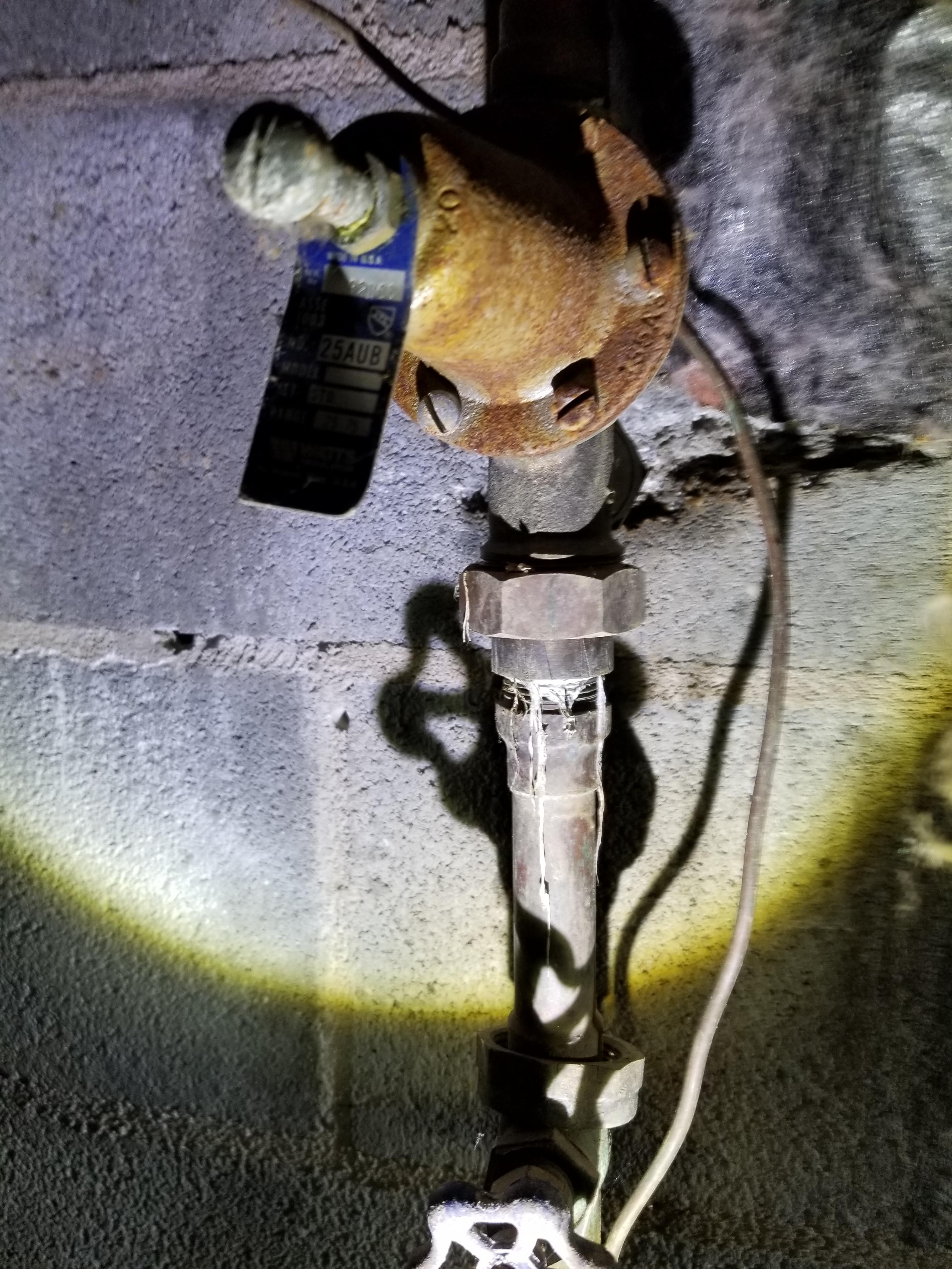 Turning the valve does not turn off whole house water. What is this