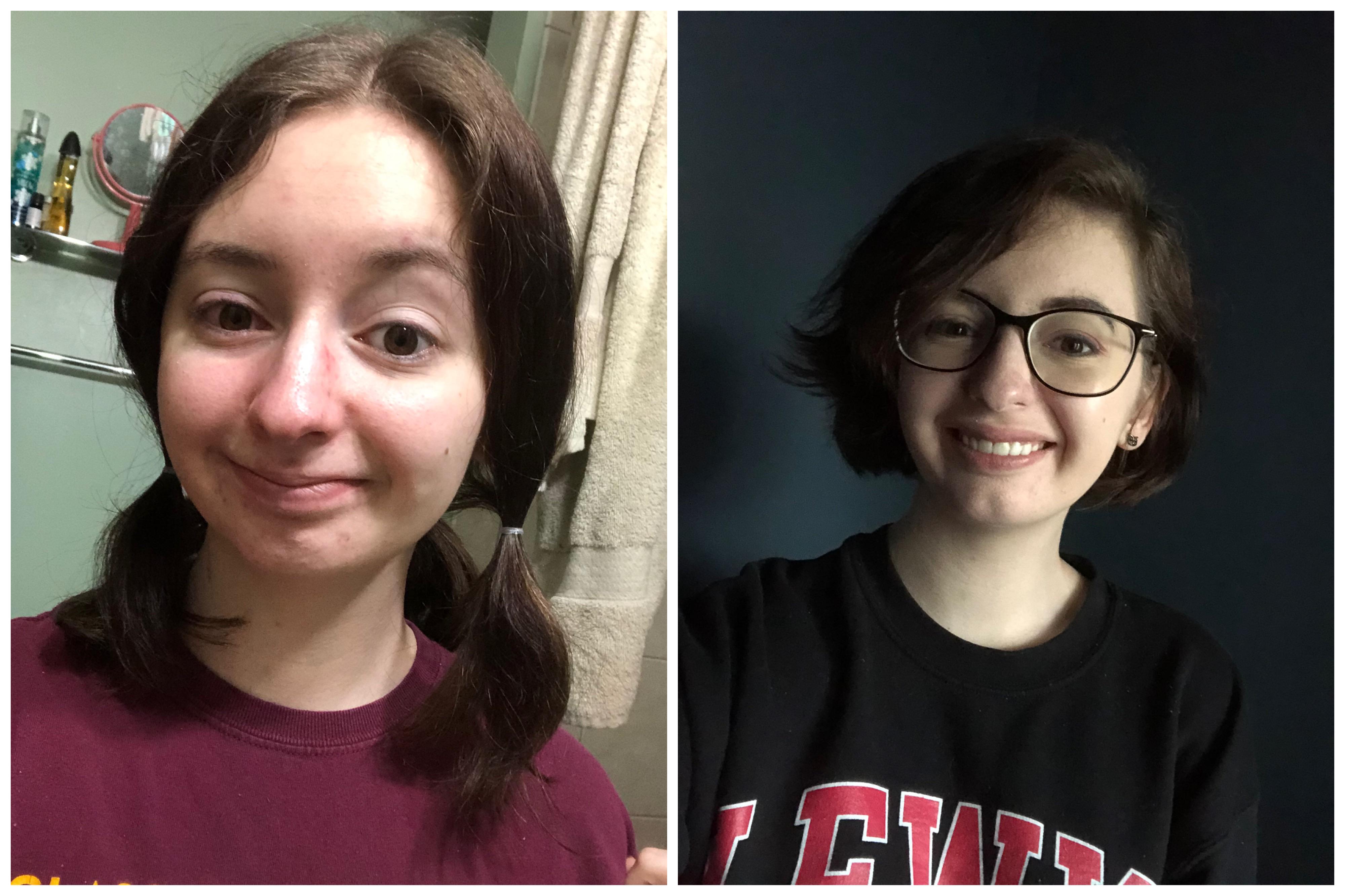 Cut my hair yesterday! I’m so incredibly happy with how I look now r