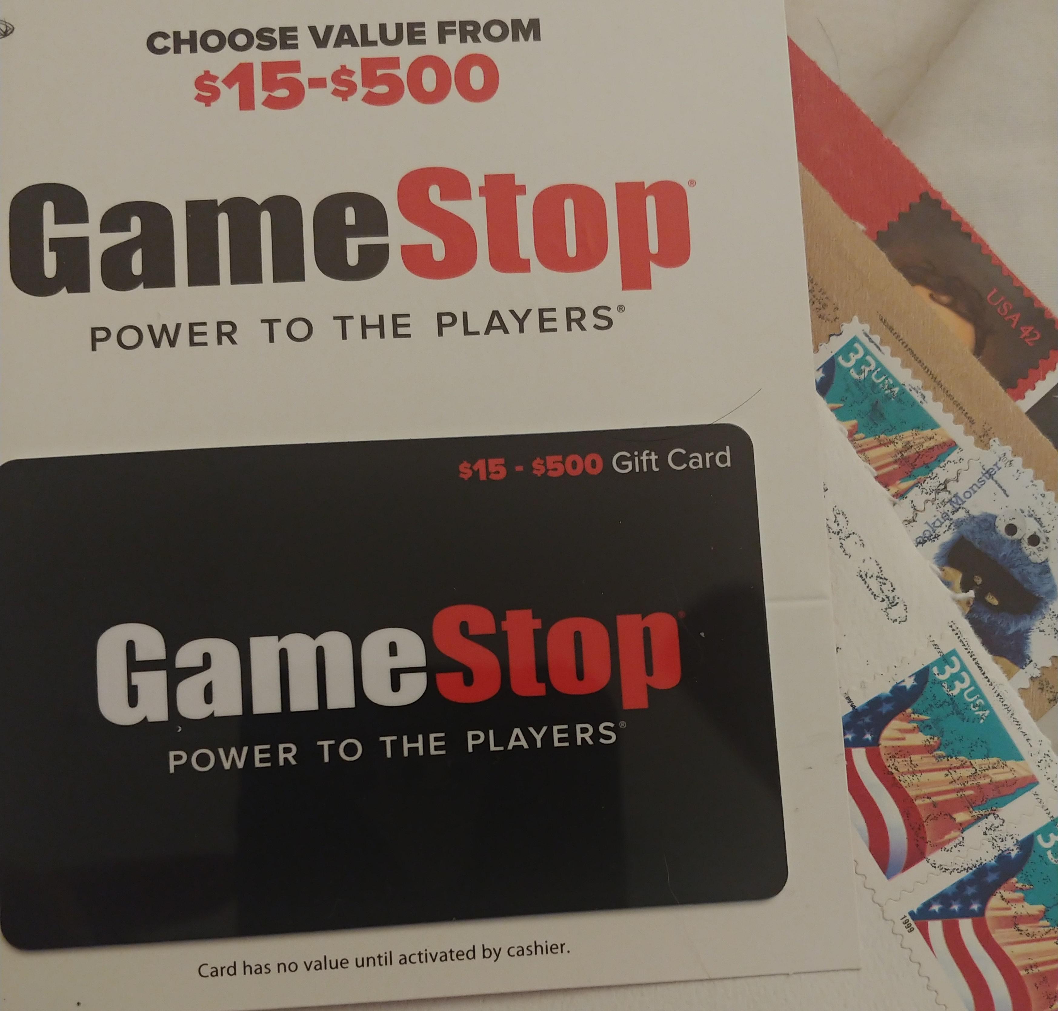 Birthday today! Asked for Gamestop cards and family delivered. Also