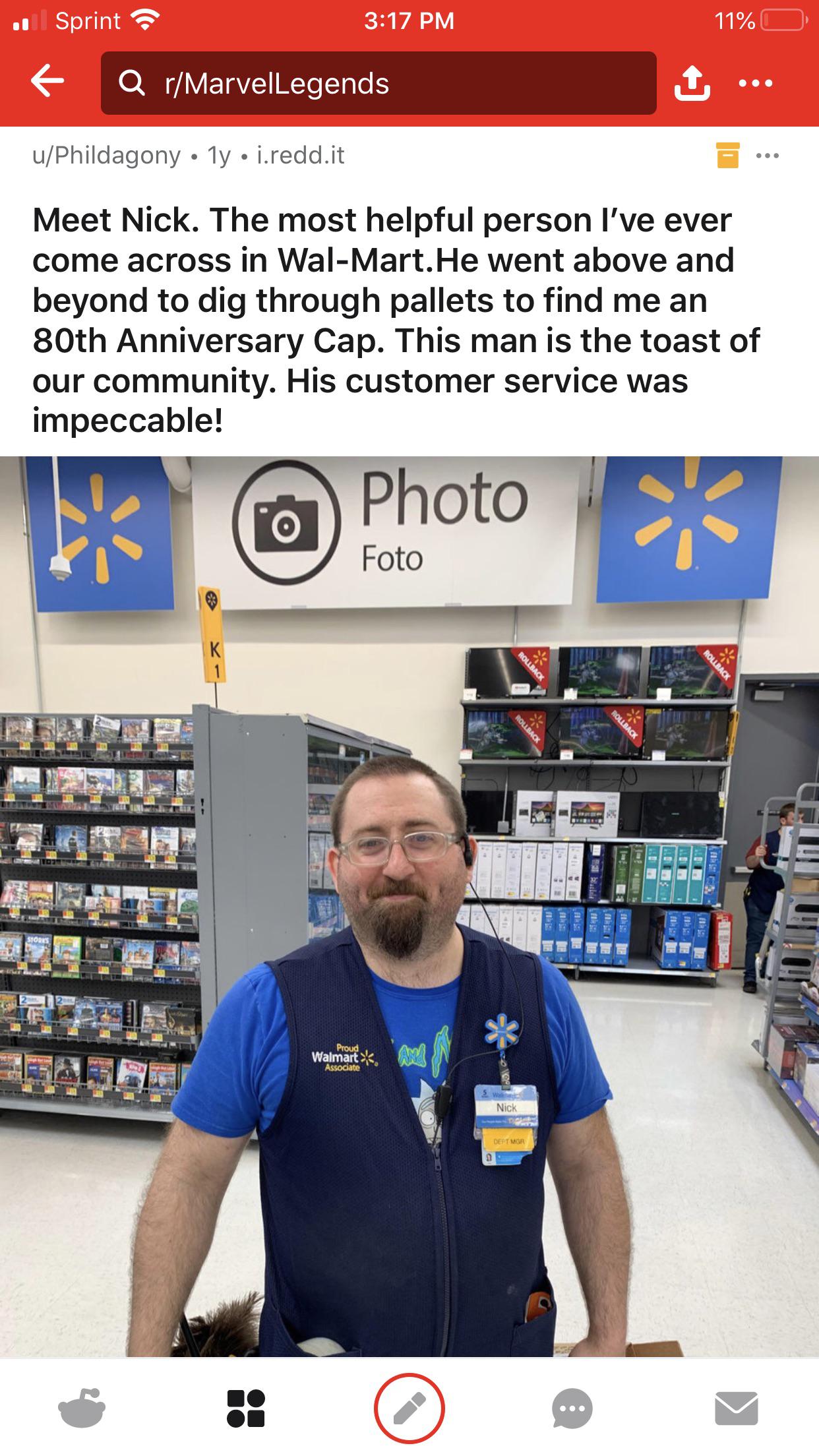 Nick has been dethroned as the top post in this sub and we’ll forever