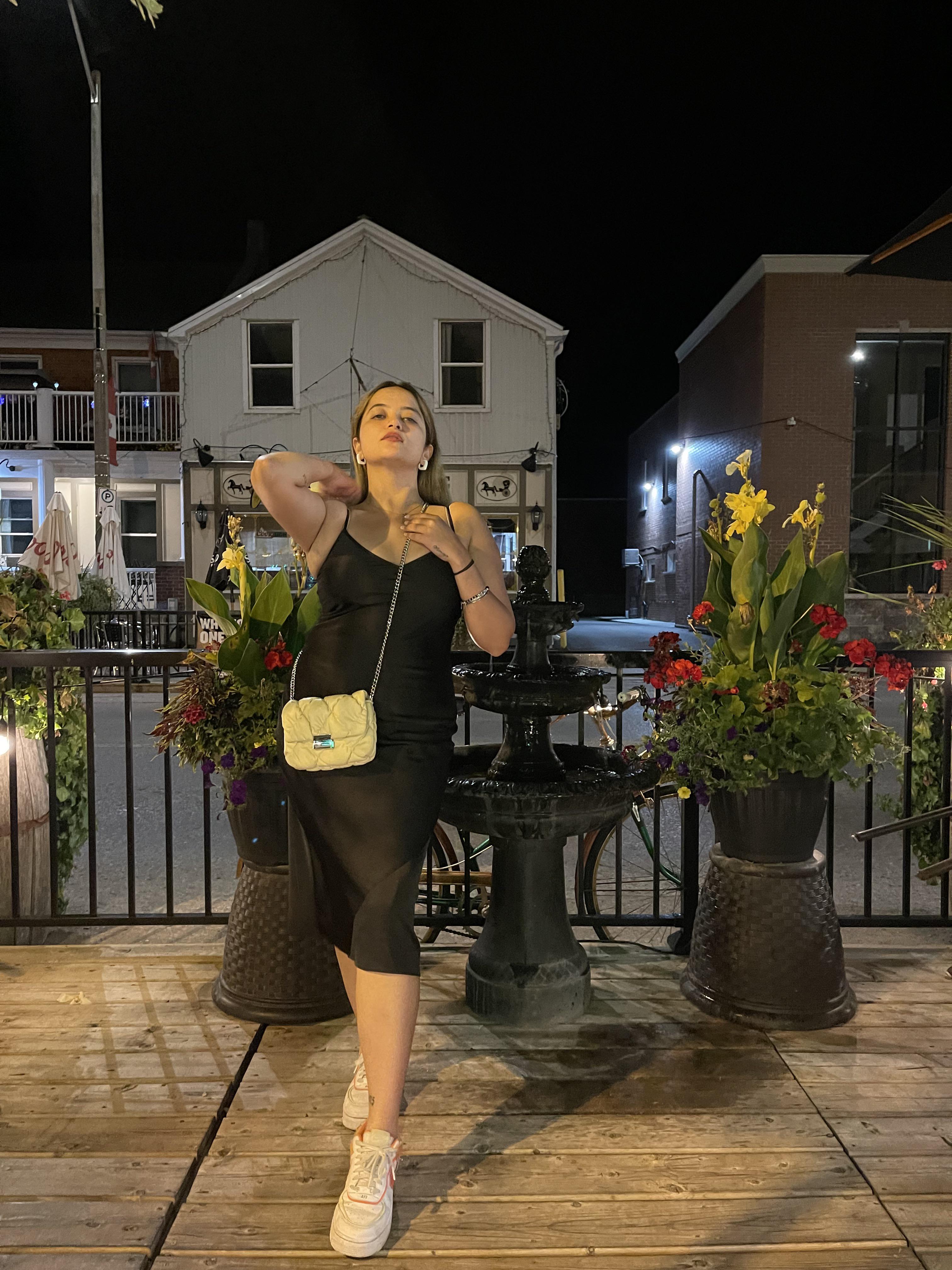 Loving my Knix X Birds Papaya Slip dress ! Use my code GURSHEEENN_10OFF