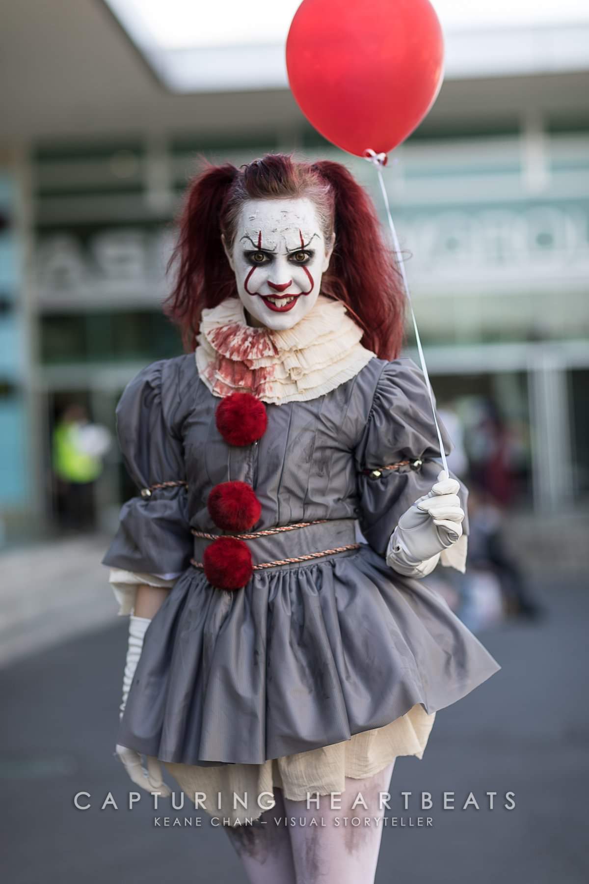 Happy Halloween! I made a female Pennywise cosplay from scratch for