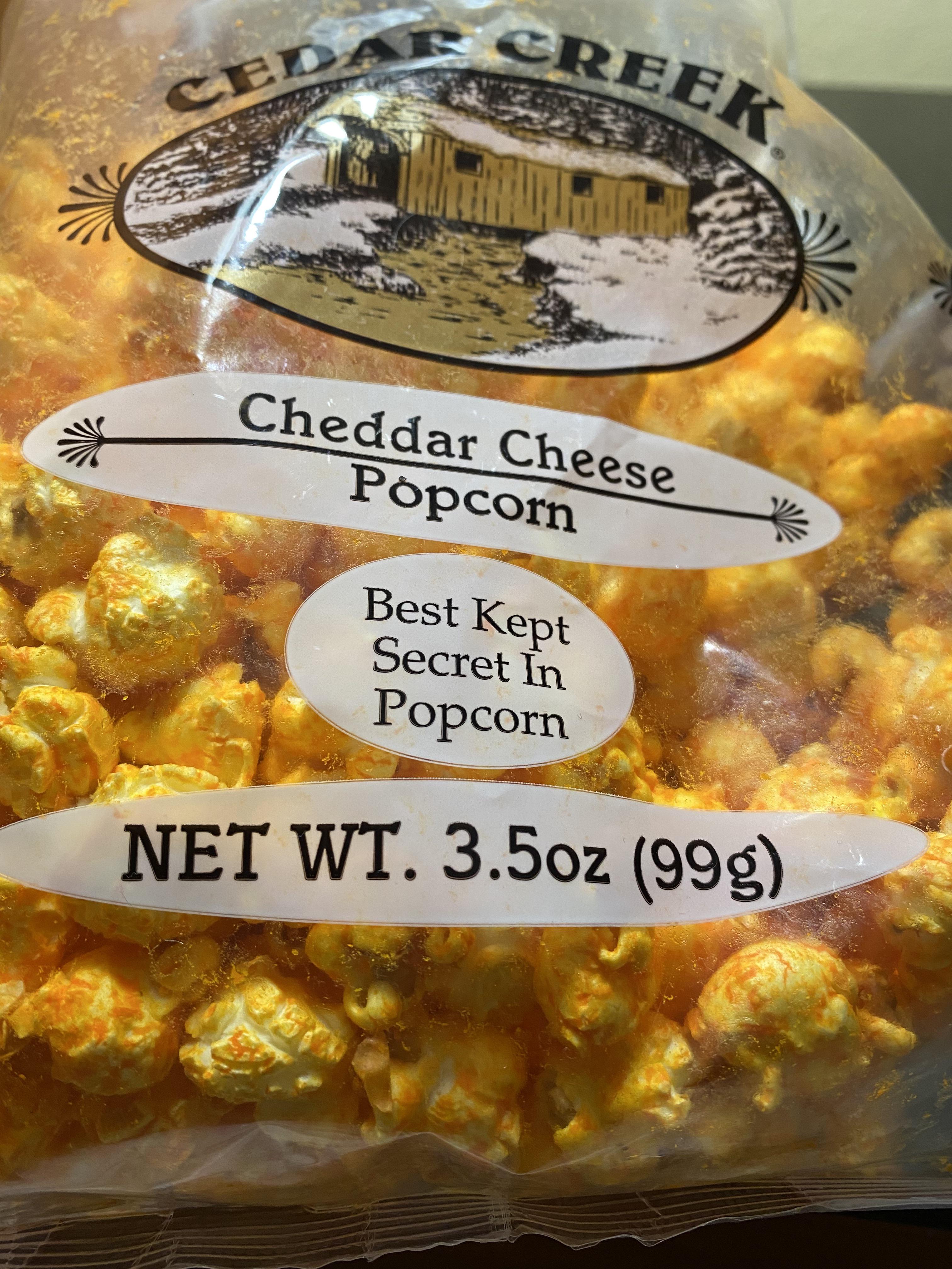 Enjoyed some very delicious popcorn driving through Iowa. popcorn