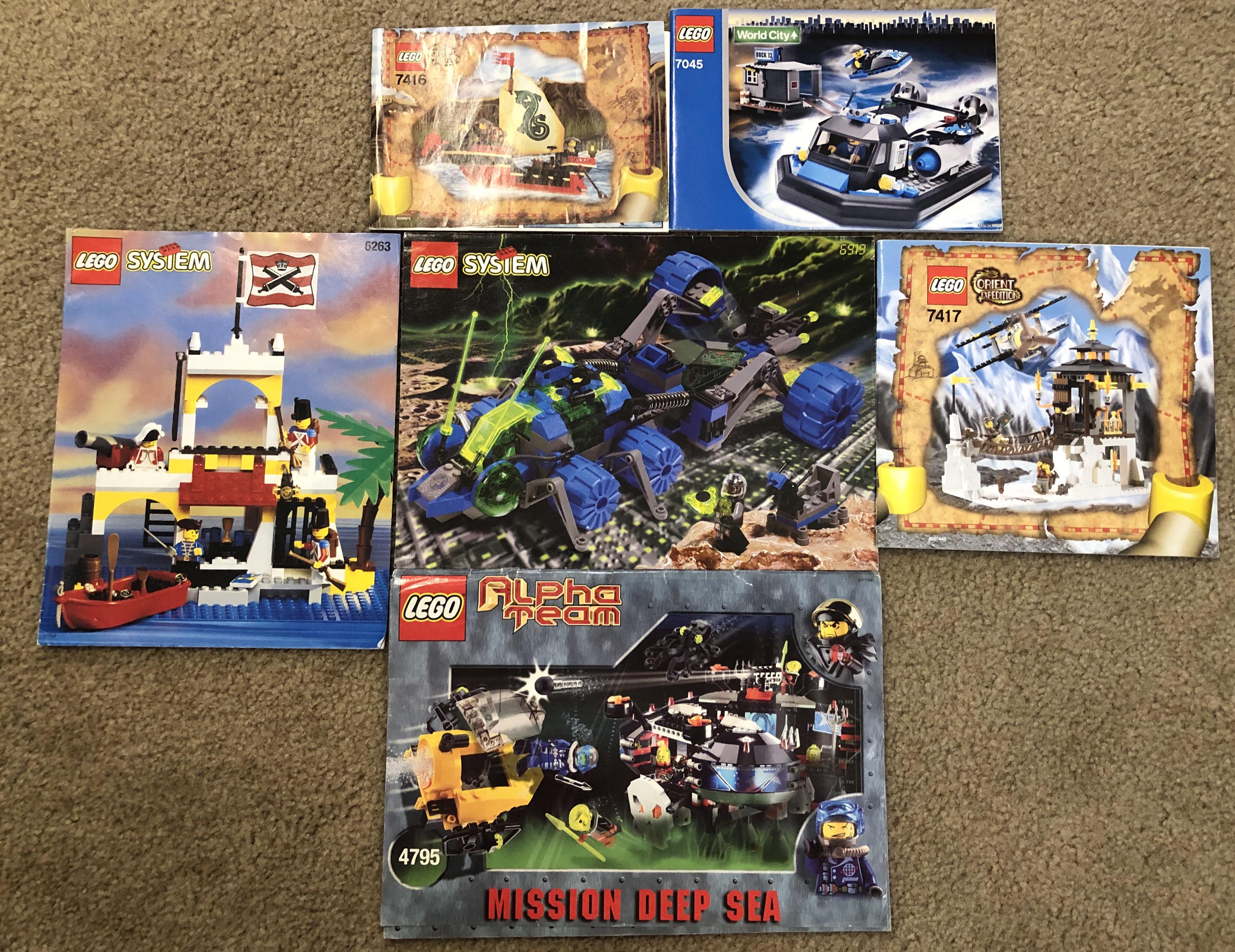Some of my old LEGO sets. r/lego