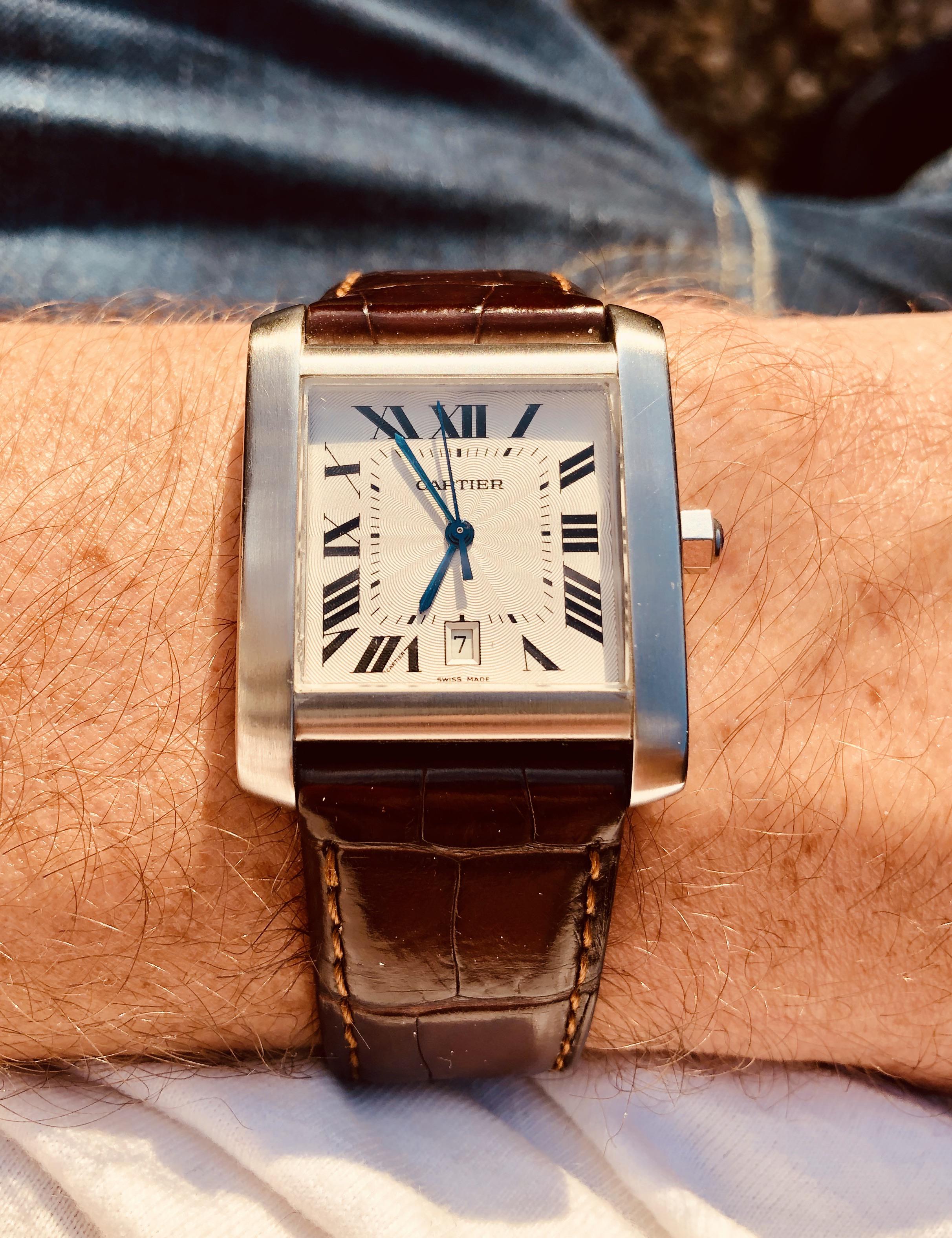 [Cartier] Tank Francaise XL A premature/delayed wedding watch r/Watches