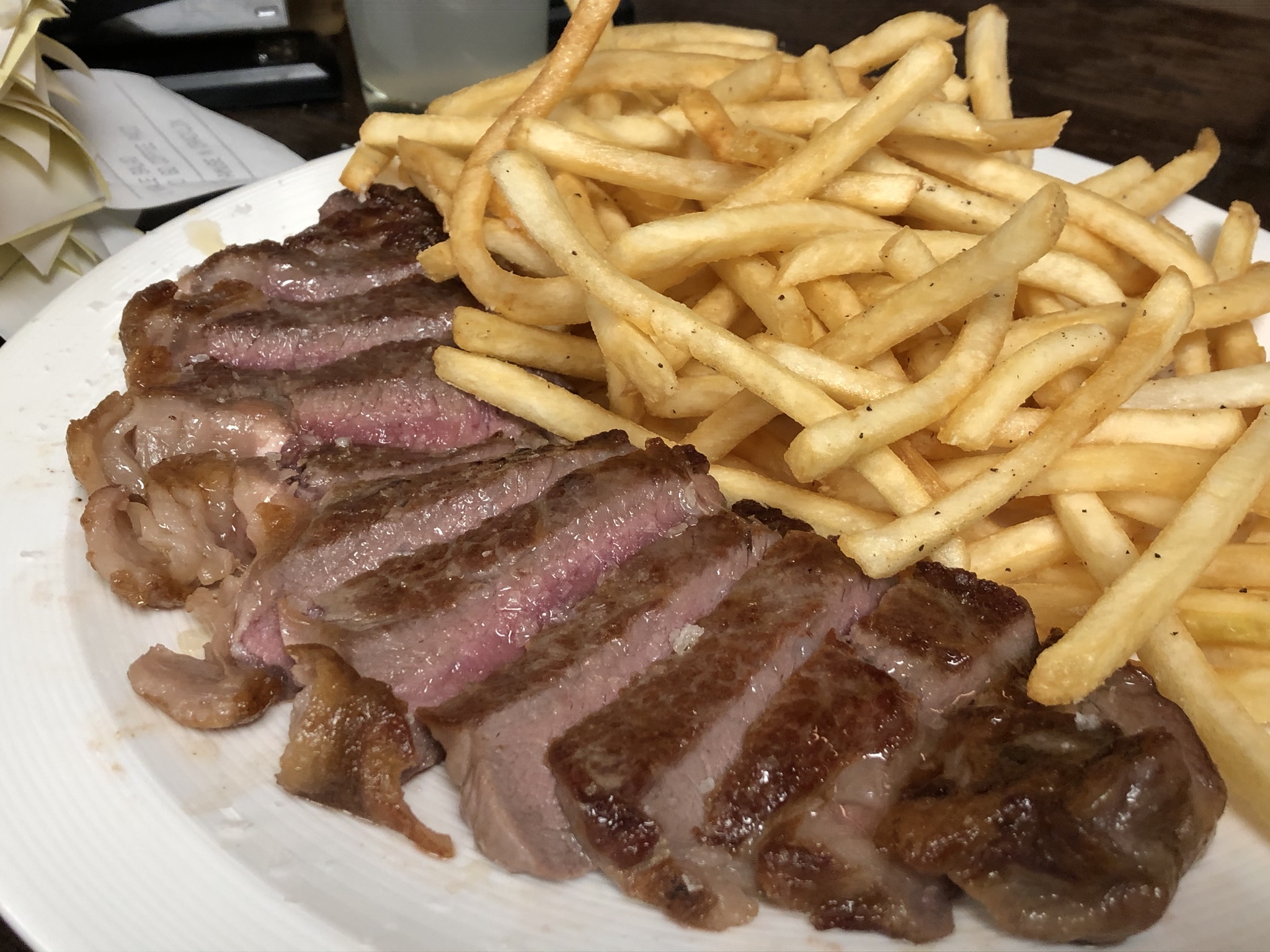 Dry Aged NY Strip and Fries r/FoodPorn