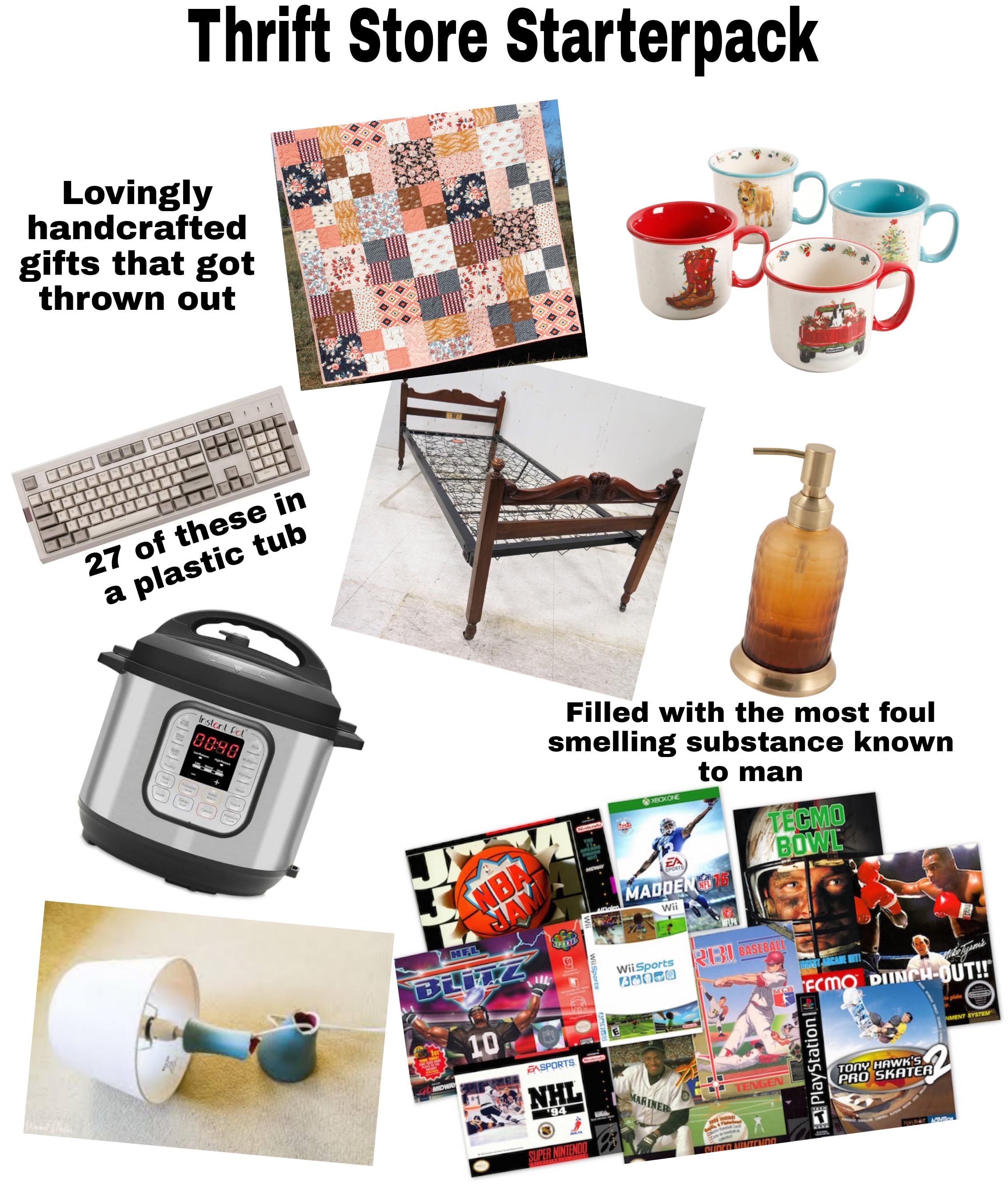 Thrift Store Starterpack r/starterpacks