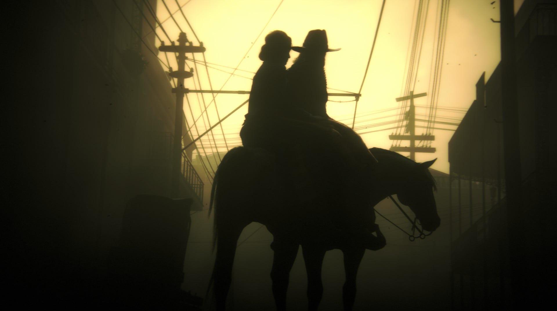 Arthur and Mary face The Dawn of Civilization r/RDR2