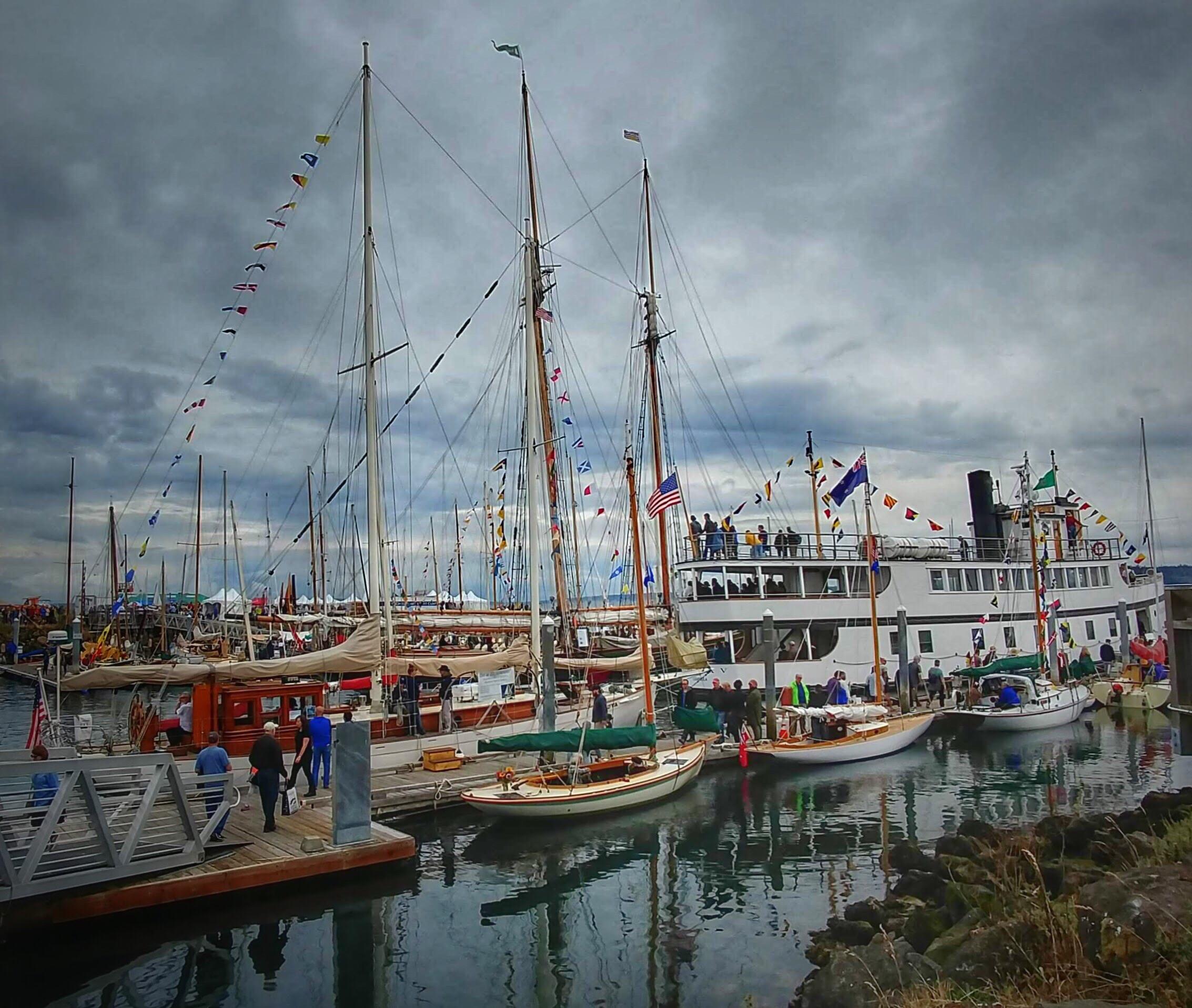 The Virginia V at the Port Townsend wooden boat festival
