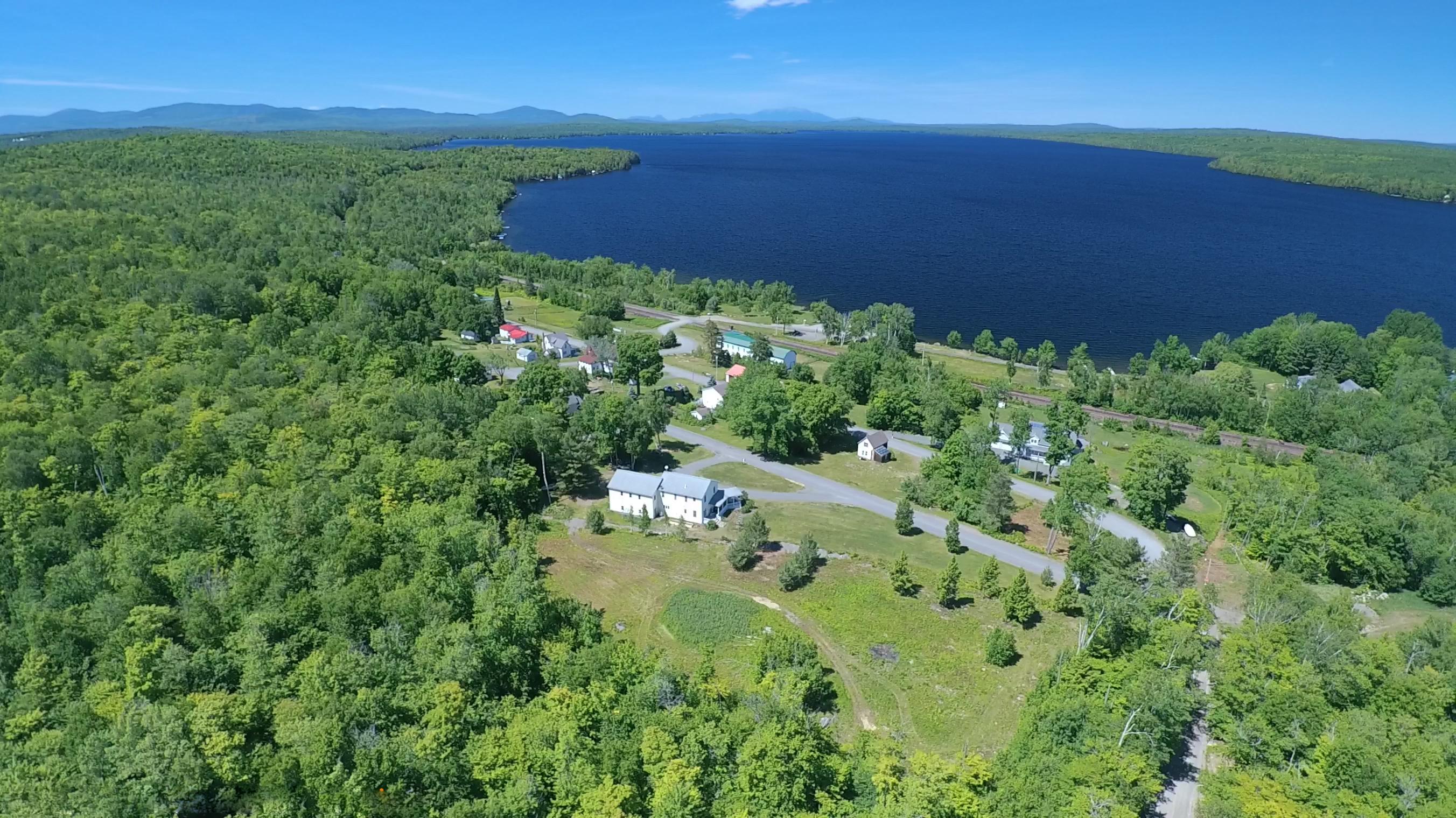 Another view of Lakeview, Me. looking north. r/Maine