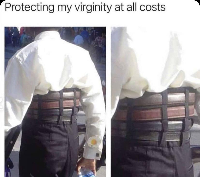 No one is allowed to touch my virginity. Stupid funny memes, Funny
