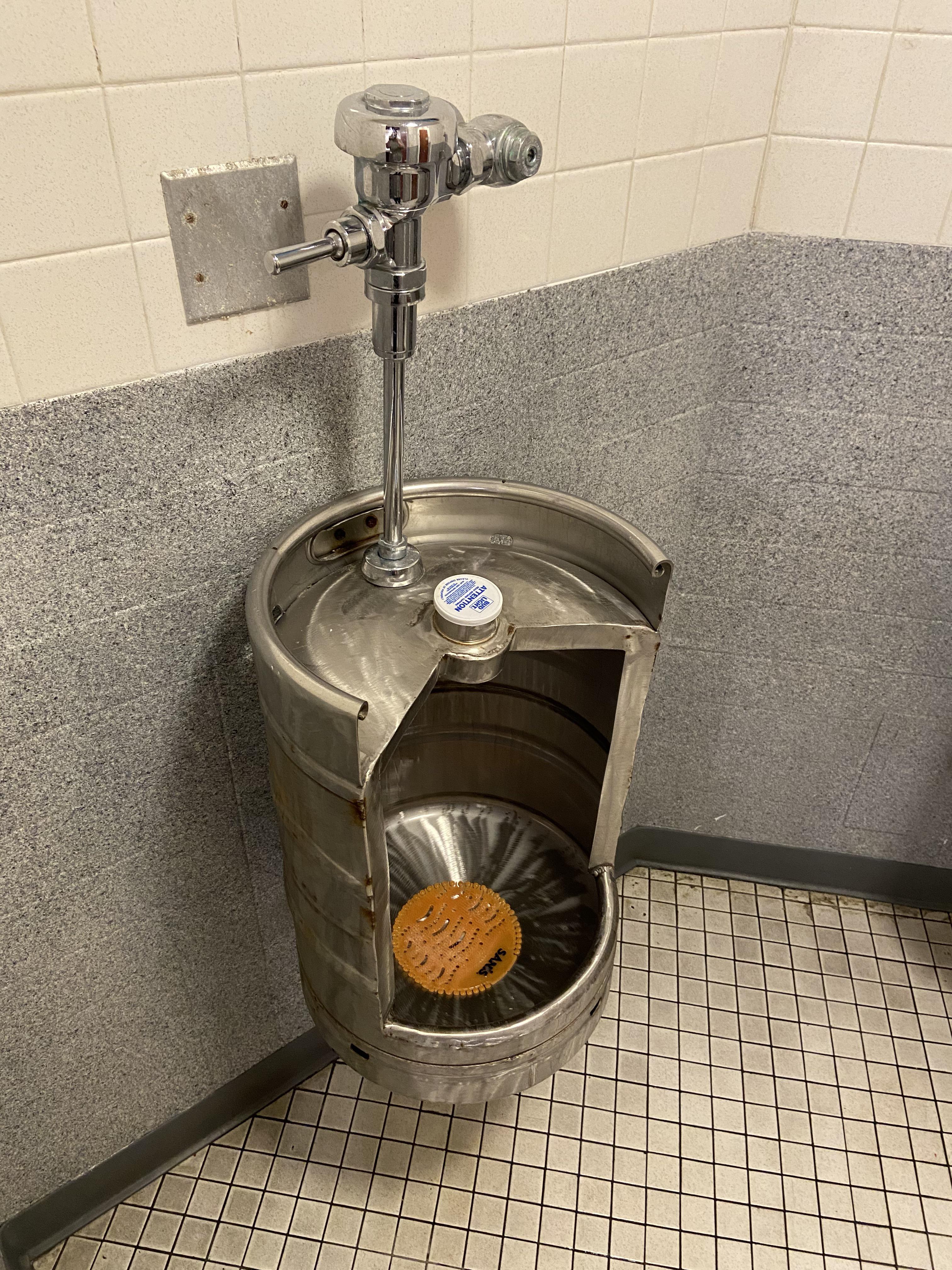 The urinals at a local bar r/UrinalDesign