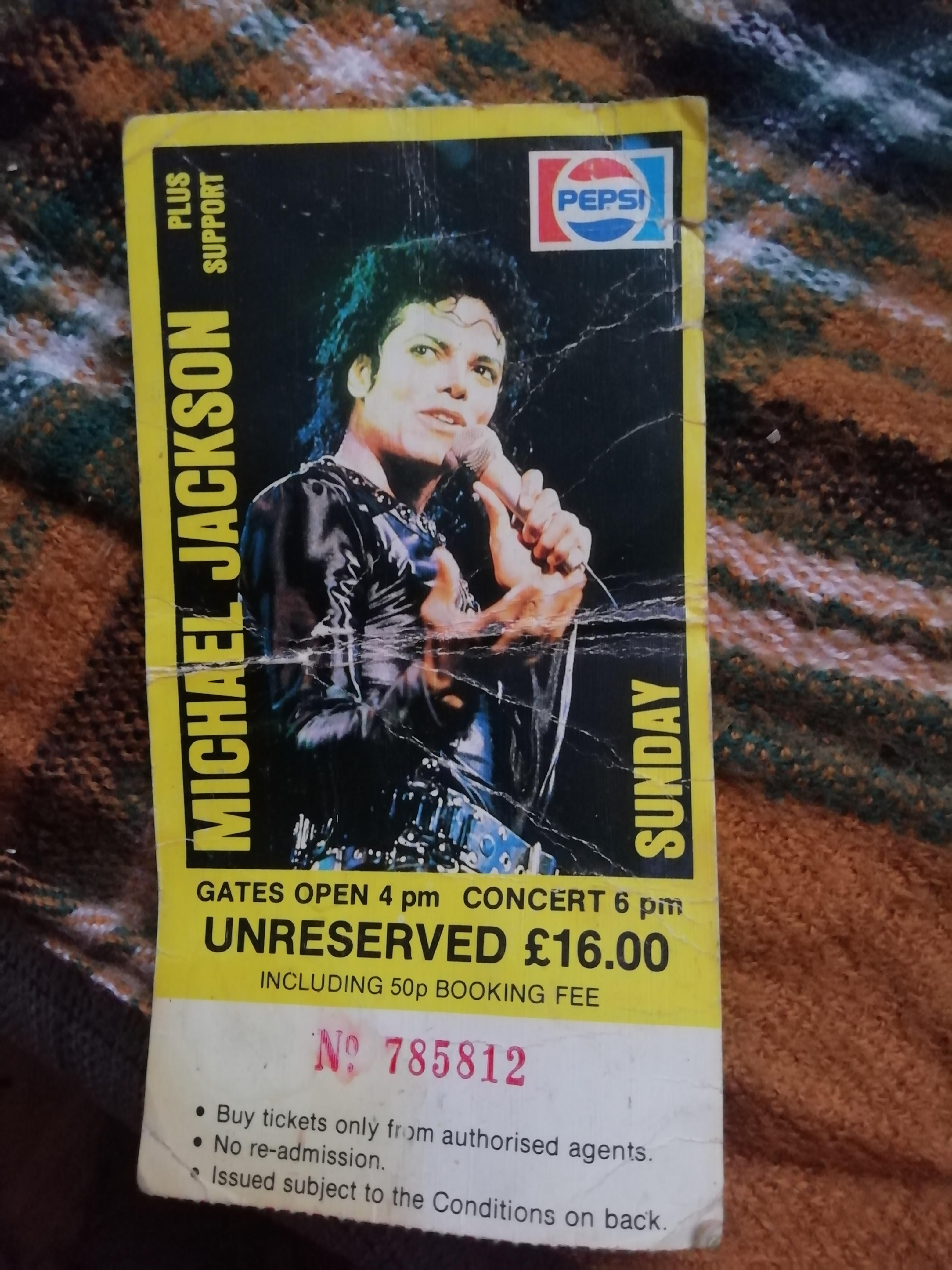 Michael jackson ticket Pairc ui chaoimh Cork 1988. r/ireland