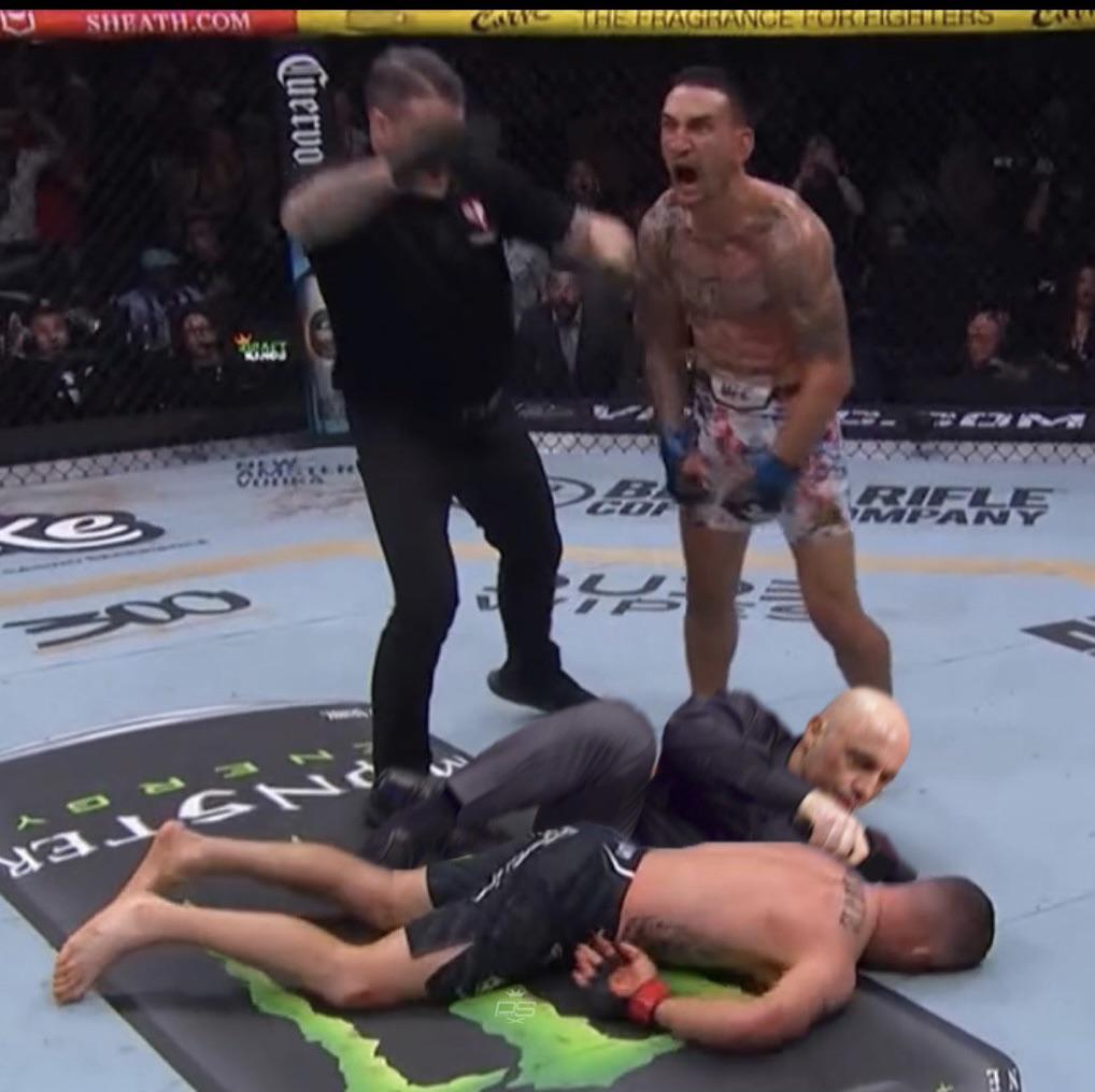 Wildest postfight interview ever r/ufc