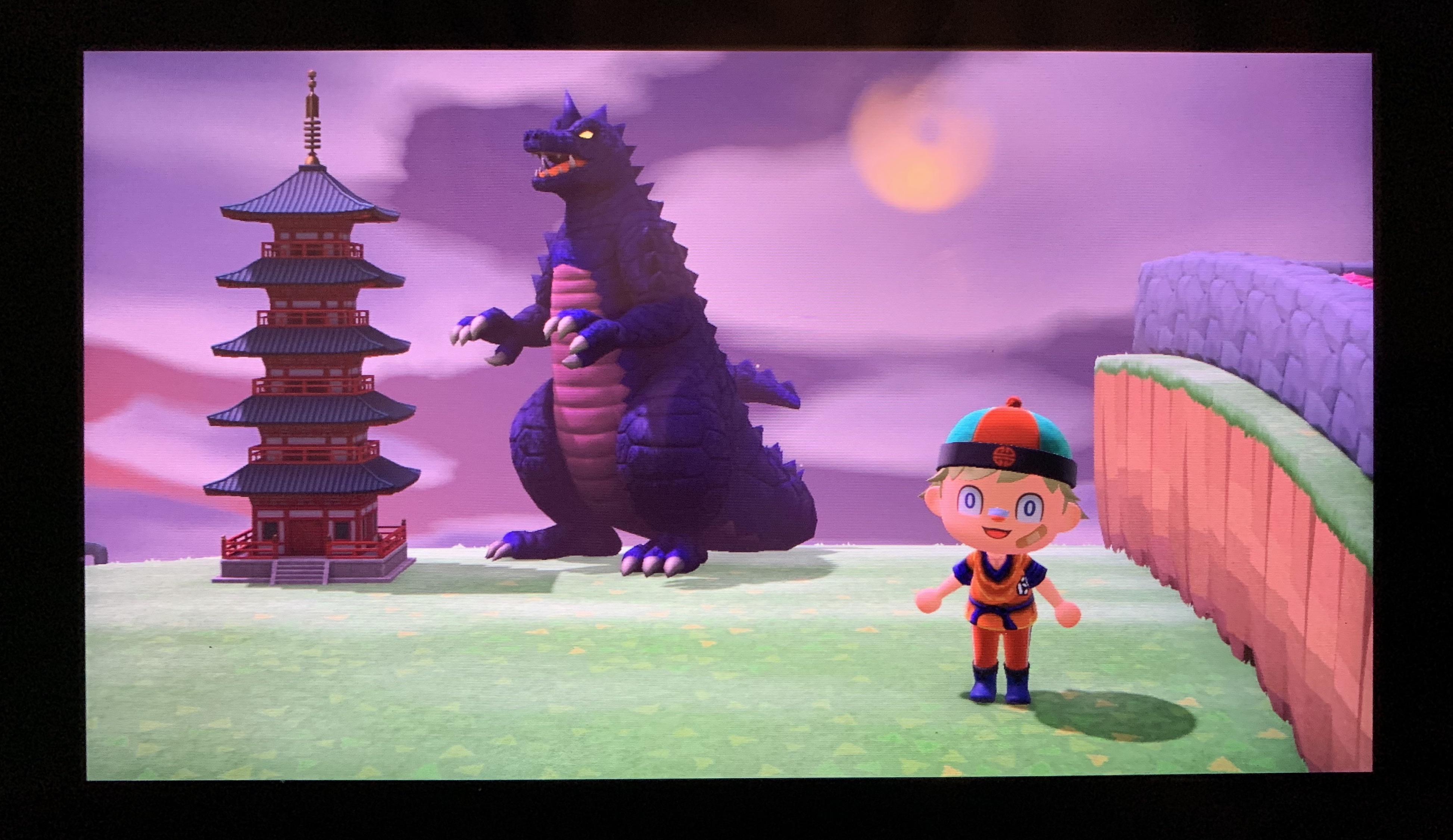 350 hours later I finally have a pagoda! r/animalcrossingdesign