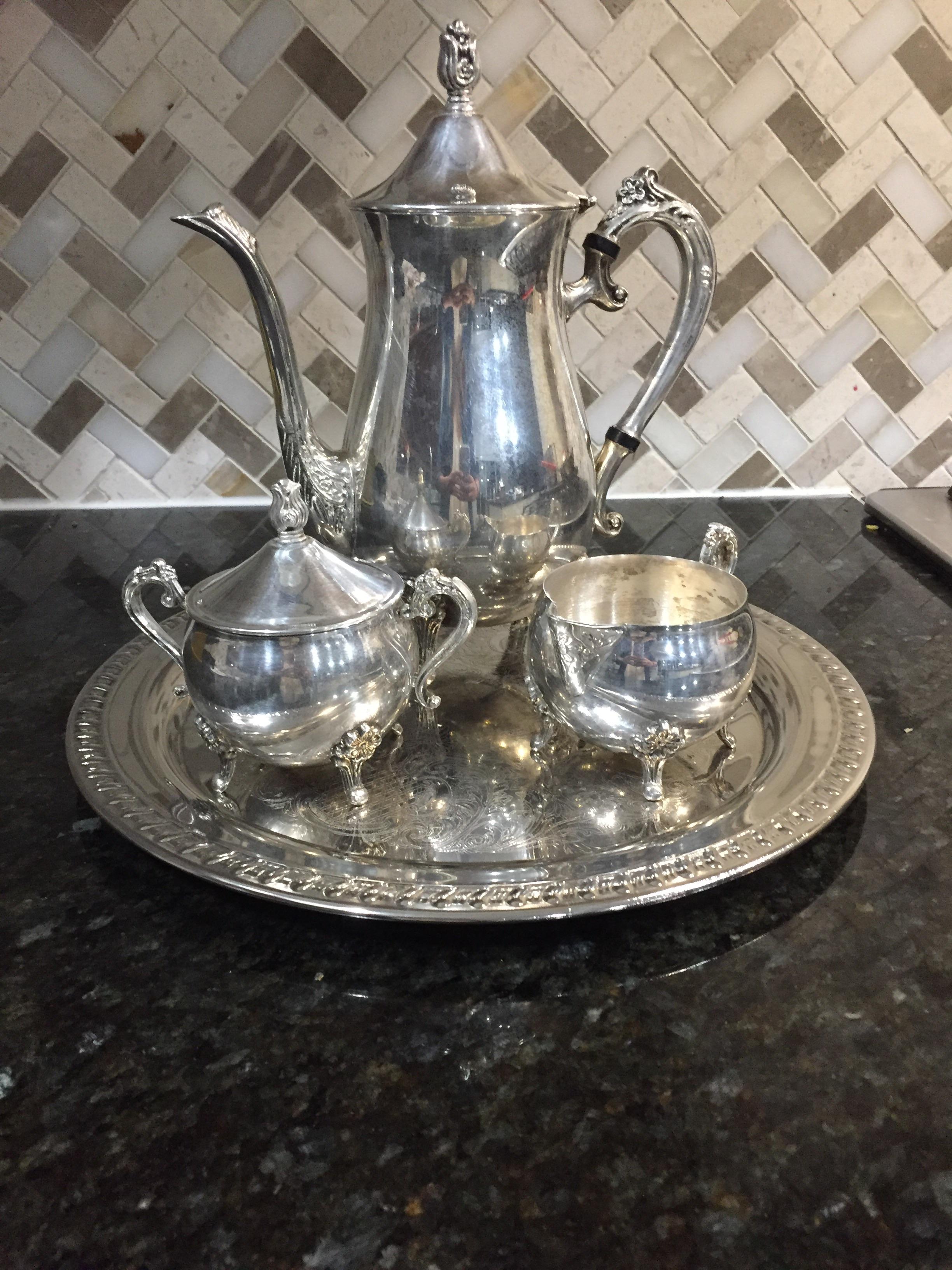 It needed a good polish, but I am in love with this real silver set