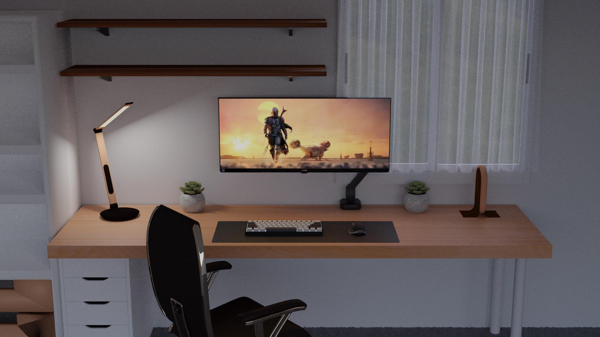 My dream desk setup! r/blender