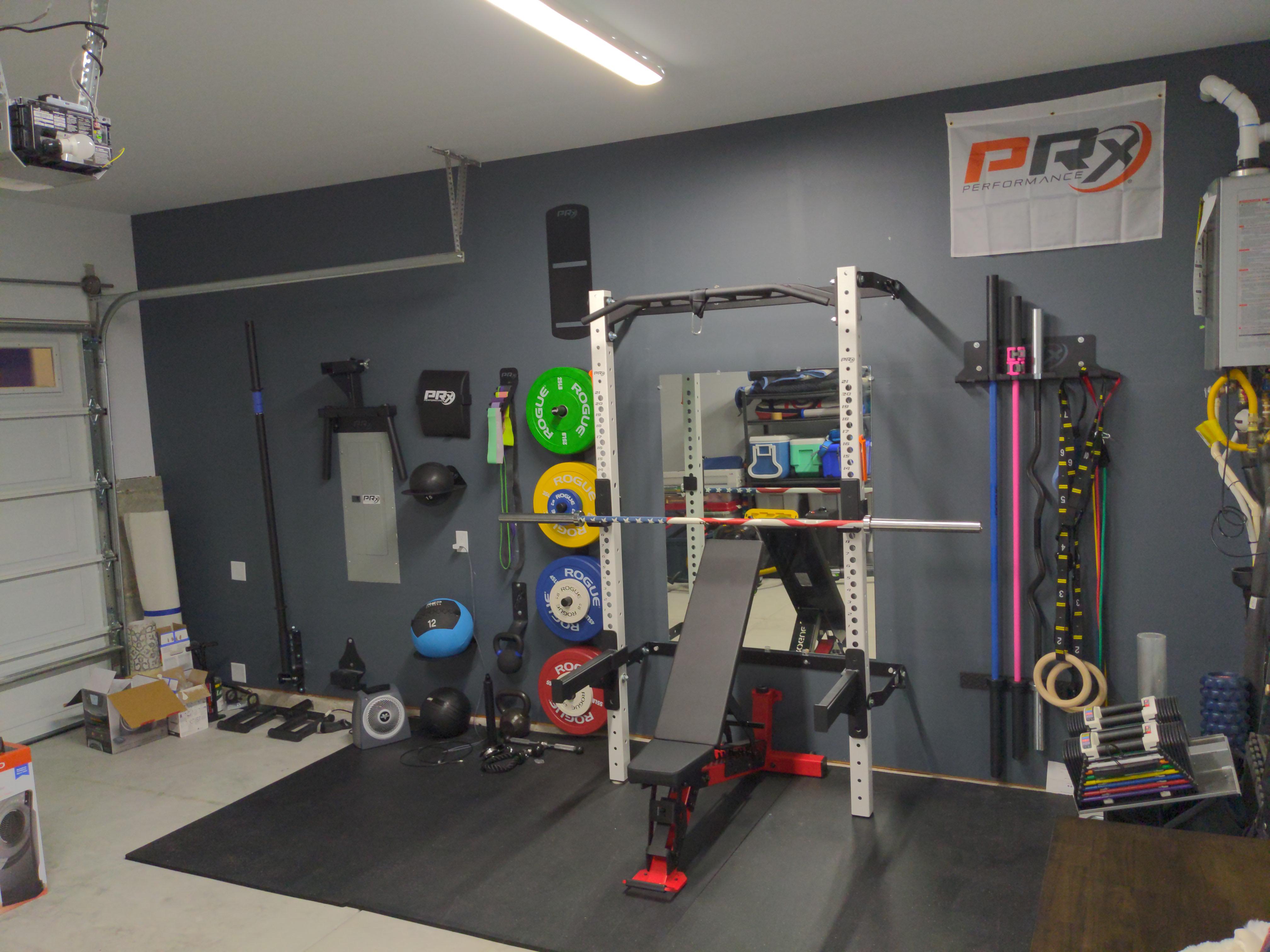 Garage Gym Floor Sloped? Anyone have any advice, what the best way to