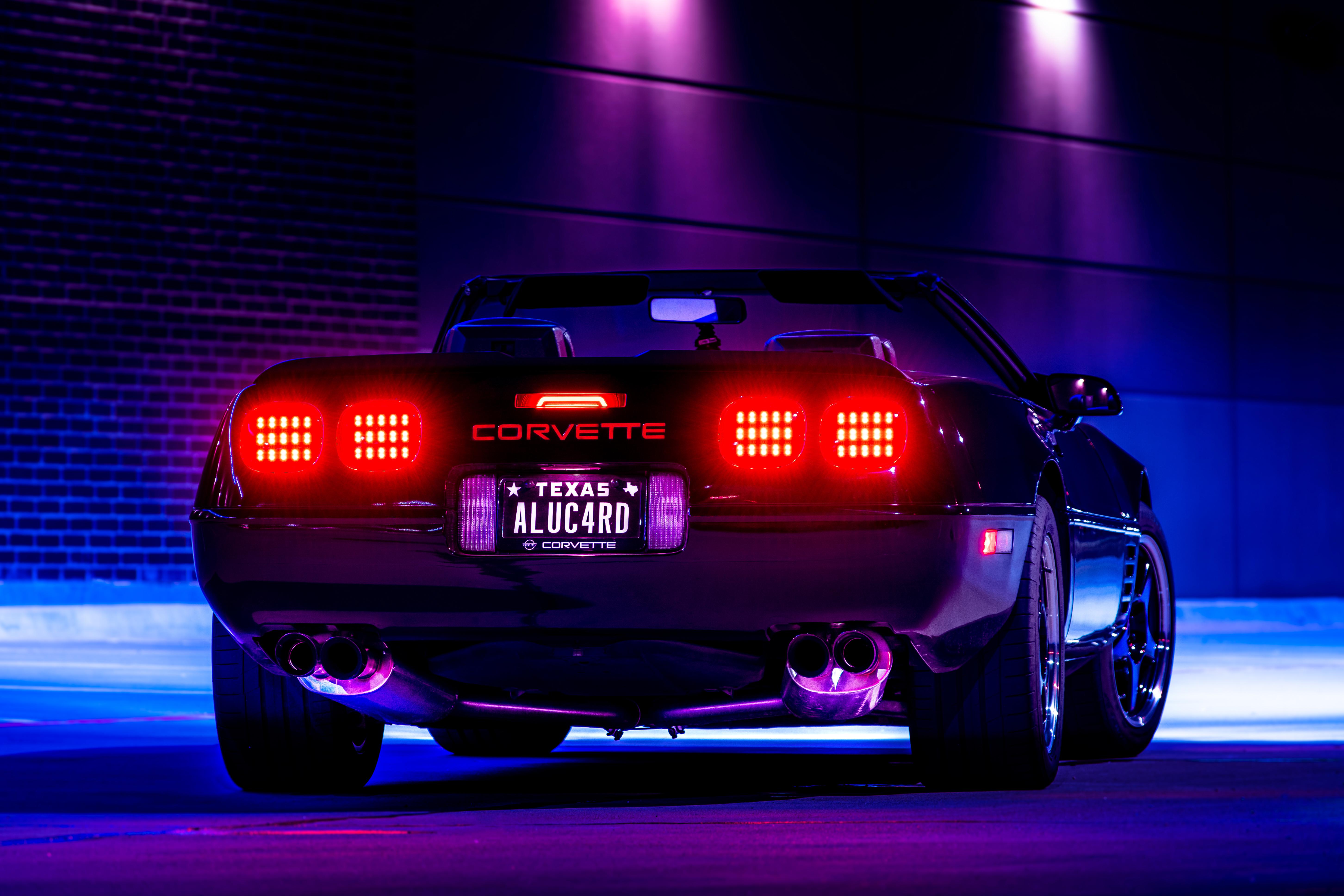 LED Lights on a C4 look awesome! My 1993 Corvette. r/Corvette