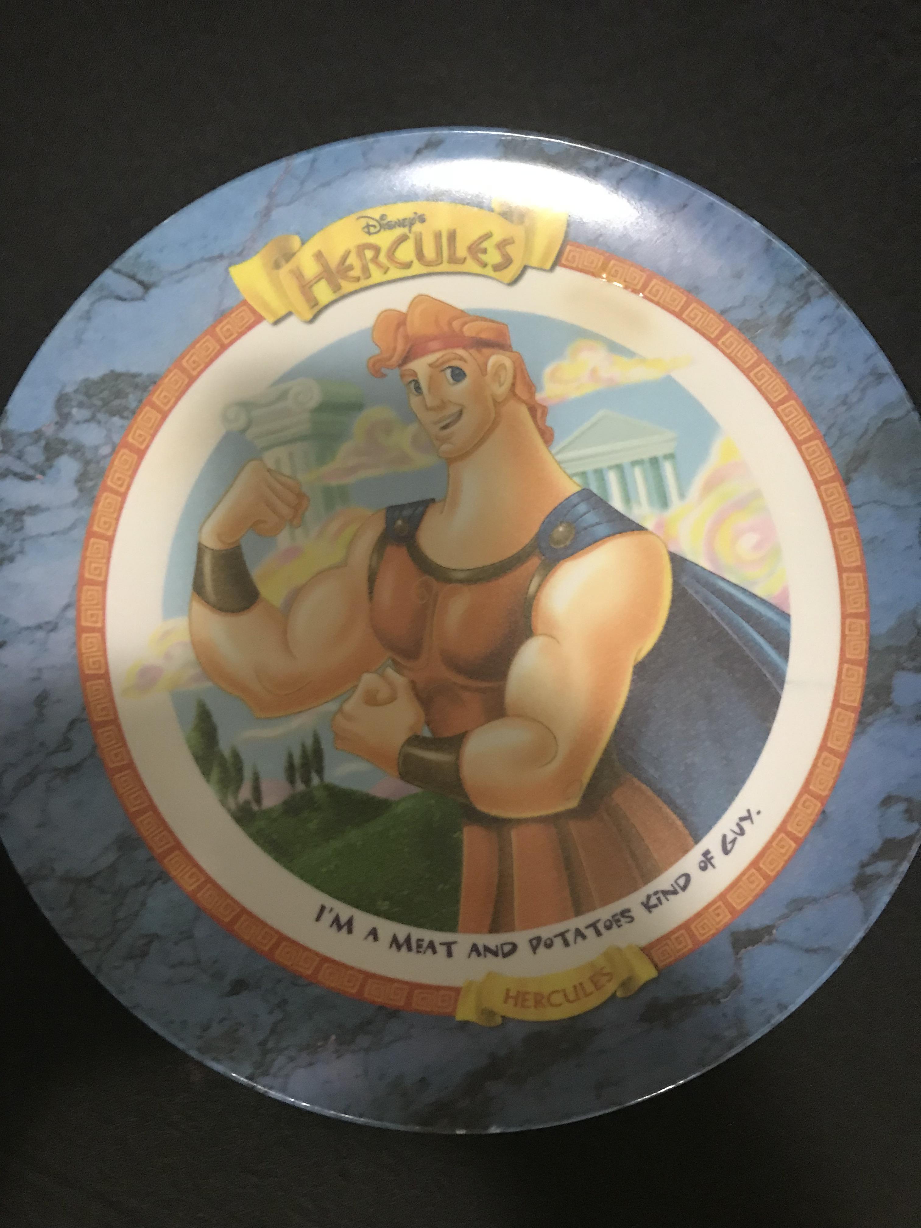 These Disney Hercules plates from McDonald’s circa 1997 r/imagesofthe1990s