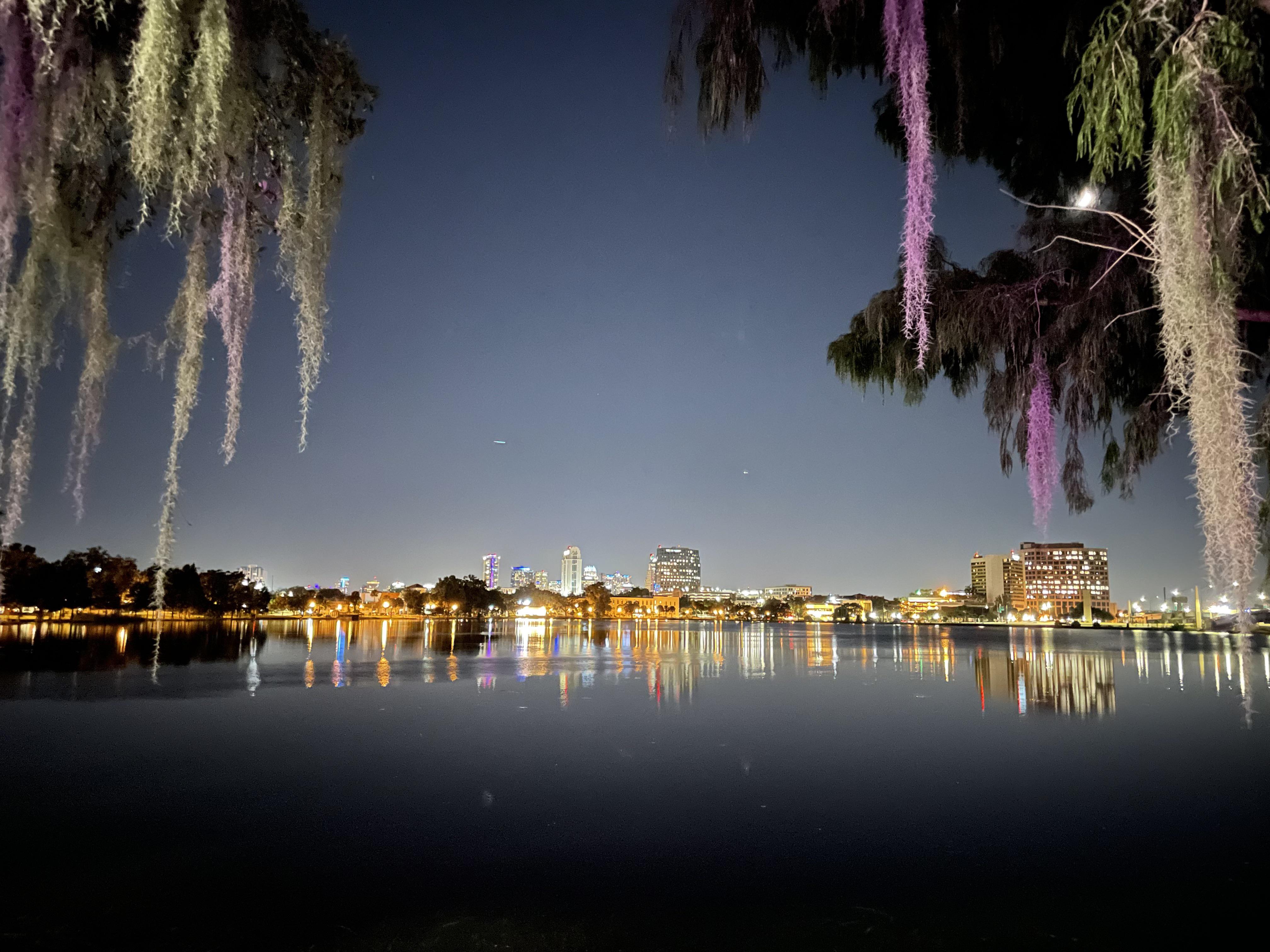 This is just an iPhone picture I took from the north side of lake