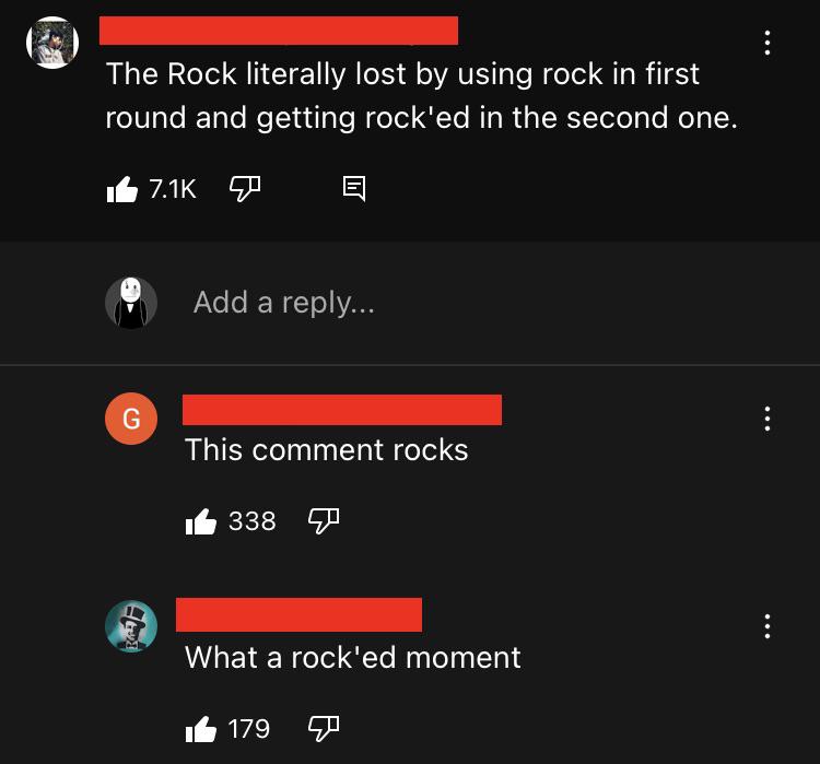 These people are really rockin’ these rock puns. r/puns