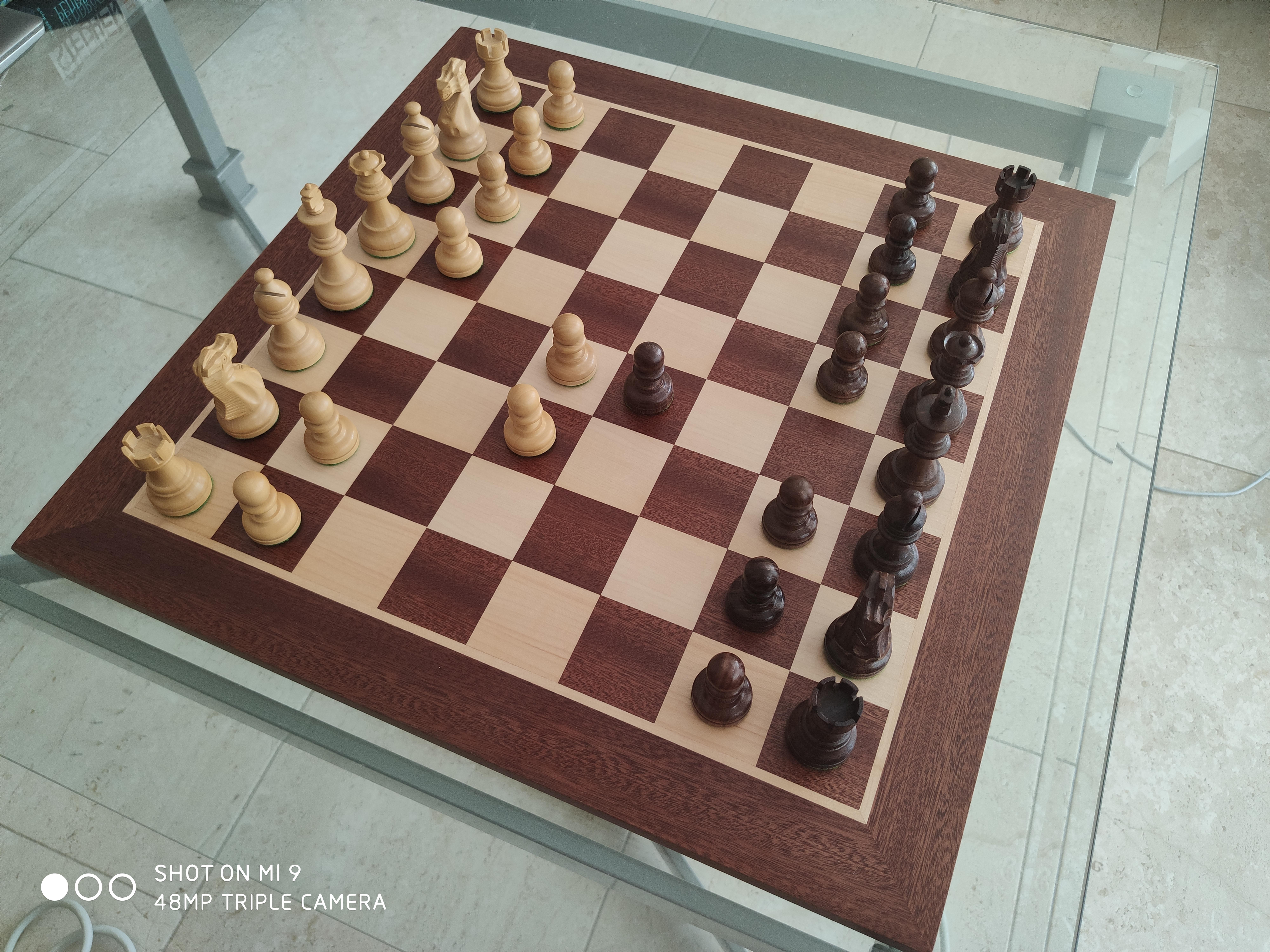 [4000x3000 ] Chess set bought in London Chess store r/chessporn