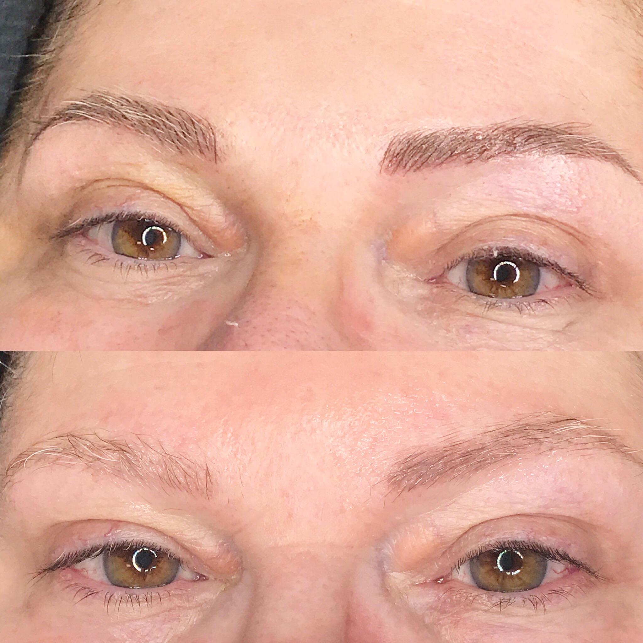 Microblade and shade. West palm beach Florida effortlessarches r/microblading