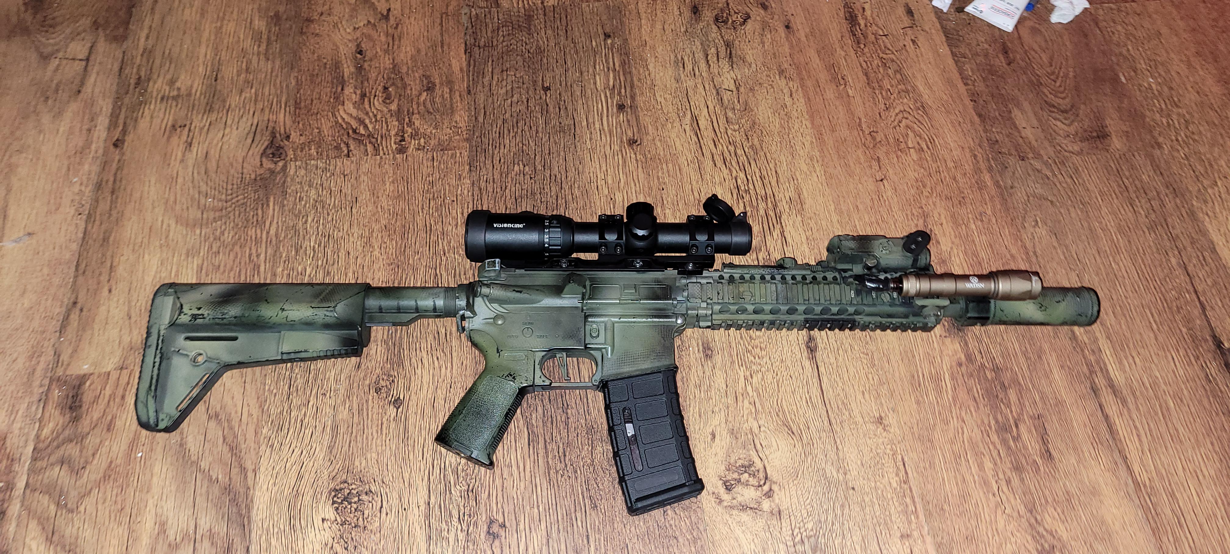 My boring old MK18 with an LPVO, Switched out my T2, I prefer magnified