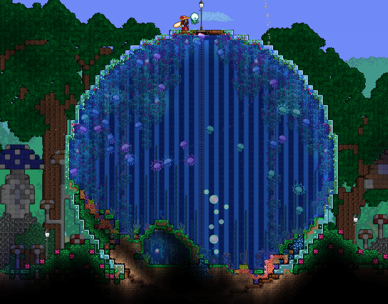 Jellyfish Field. r/Terraria