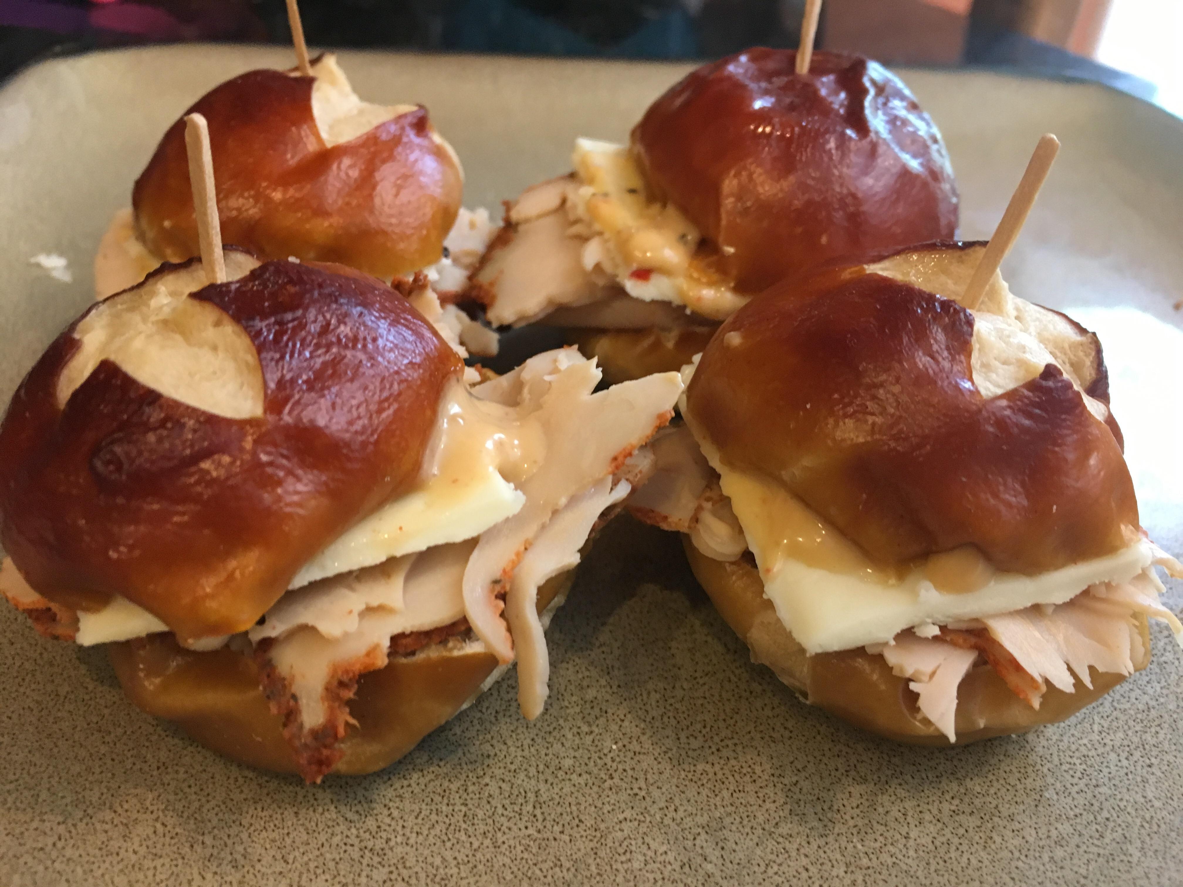 [i ate] Roaster cajun turkey, Pepper jack cheese and chipotle