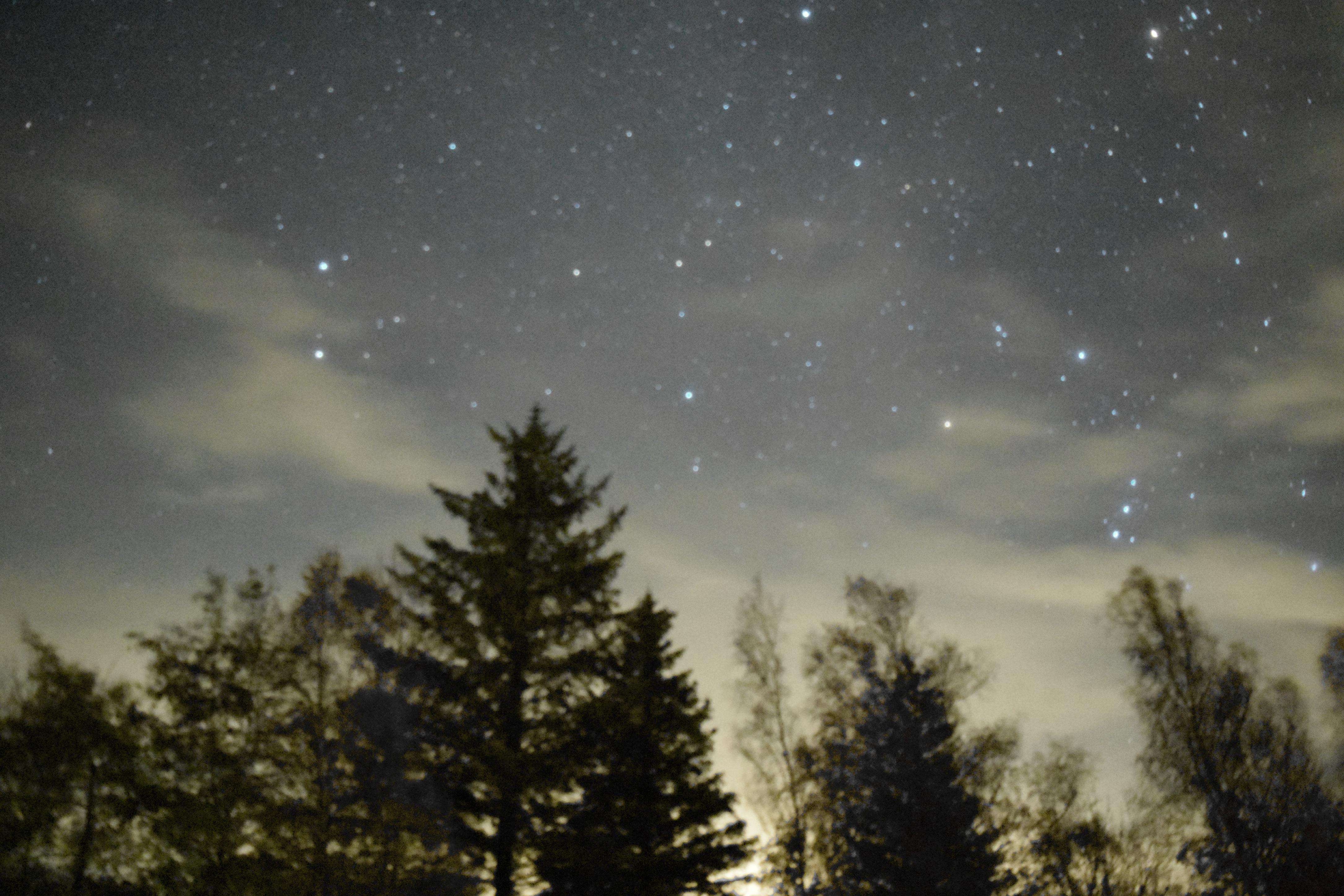 First attempt at a night sky. Nikon D3300 1855mm lens r/Nikon