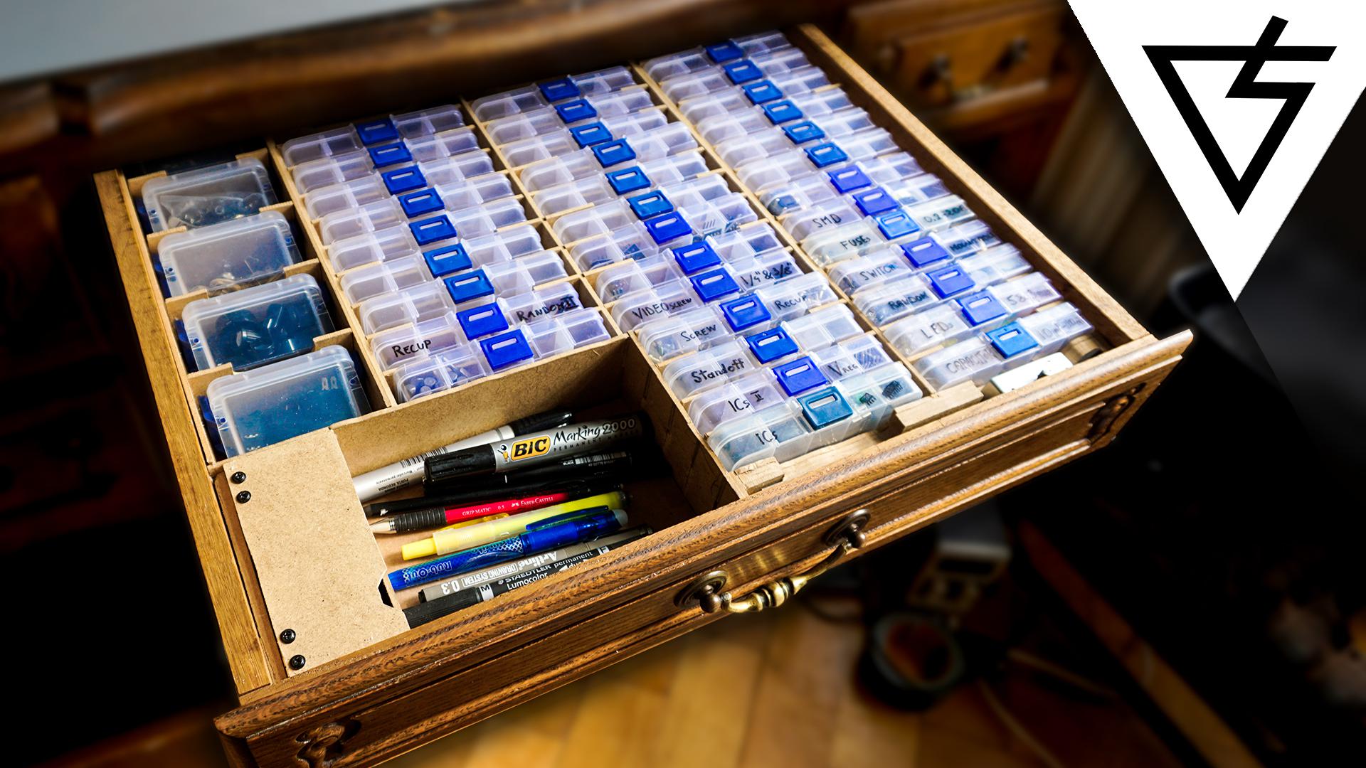 The CLEANEST way to organise Electronic Components